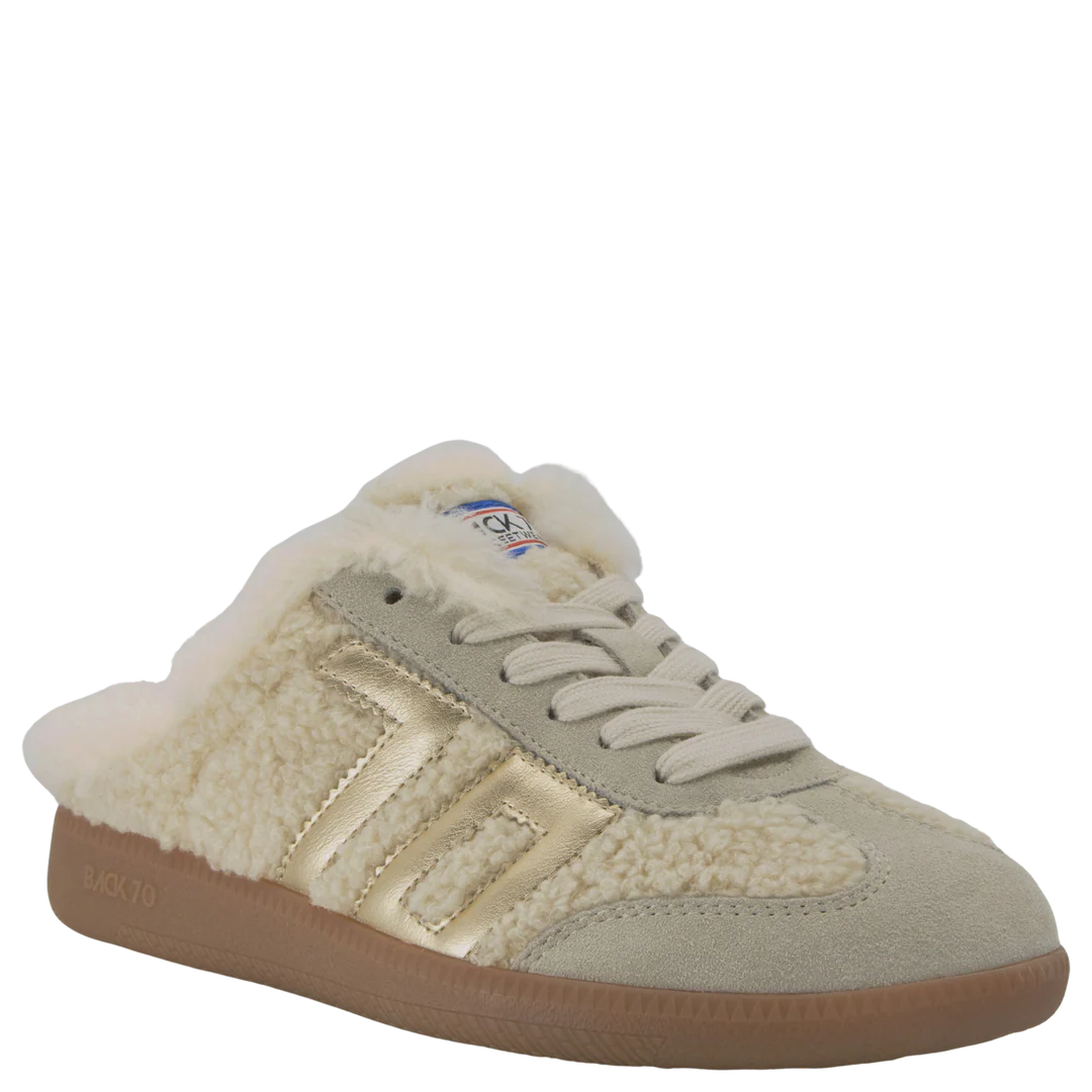 Back 70 | Easter FL - Butter Gold Backless Sneaker