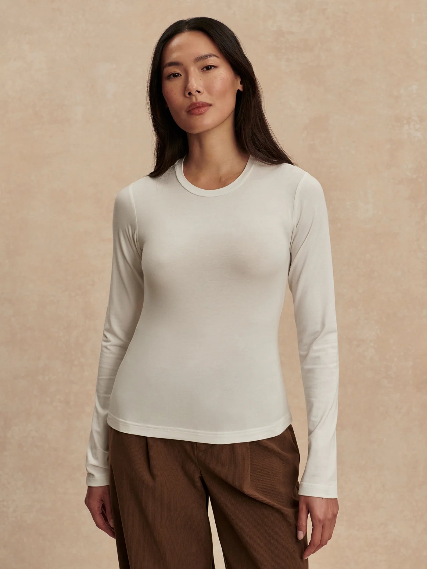 Edna Long Sleeve Fitted Tee | Varley