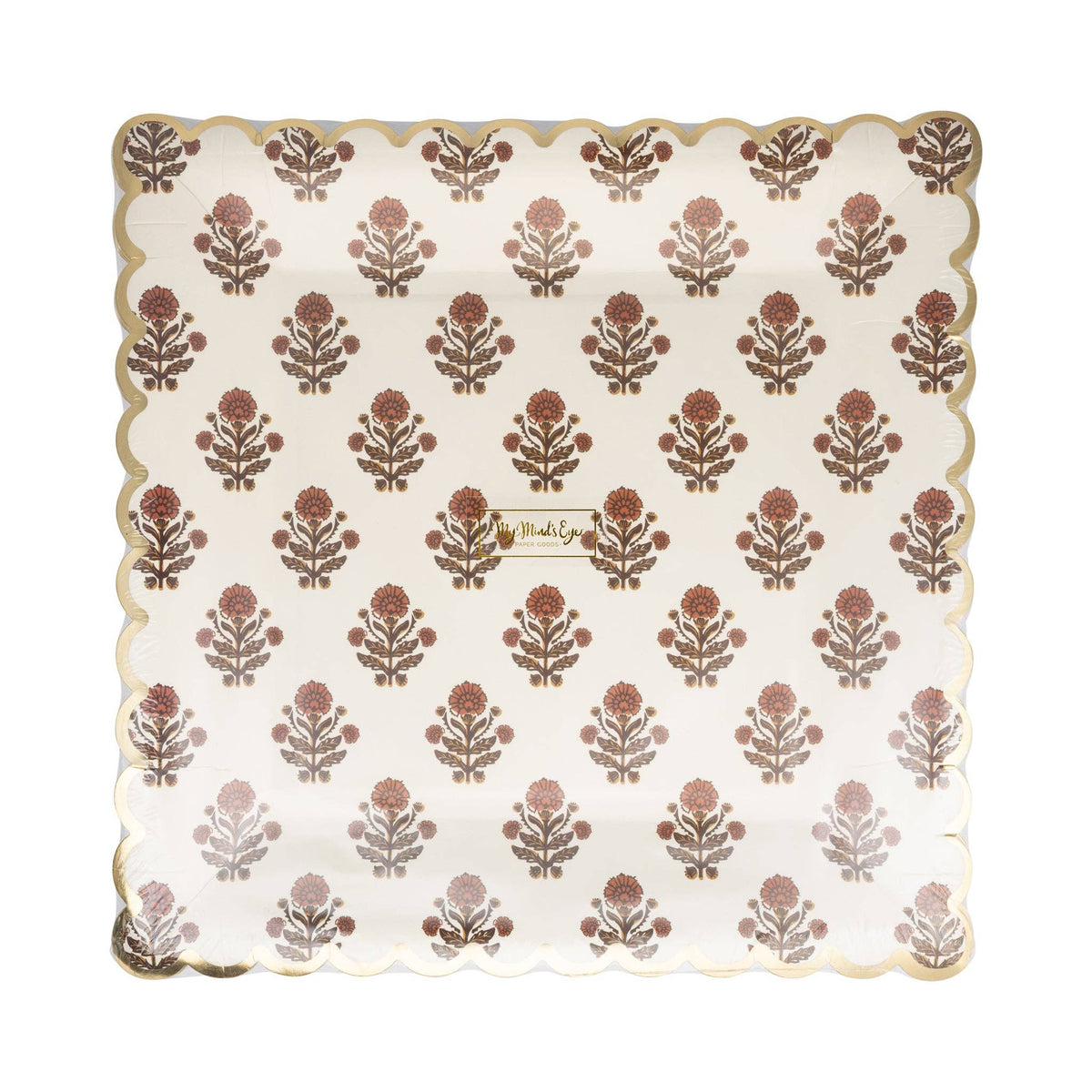 Give Thanks Floral 90" Paper Plate