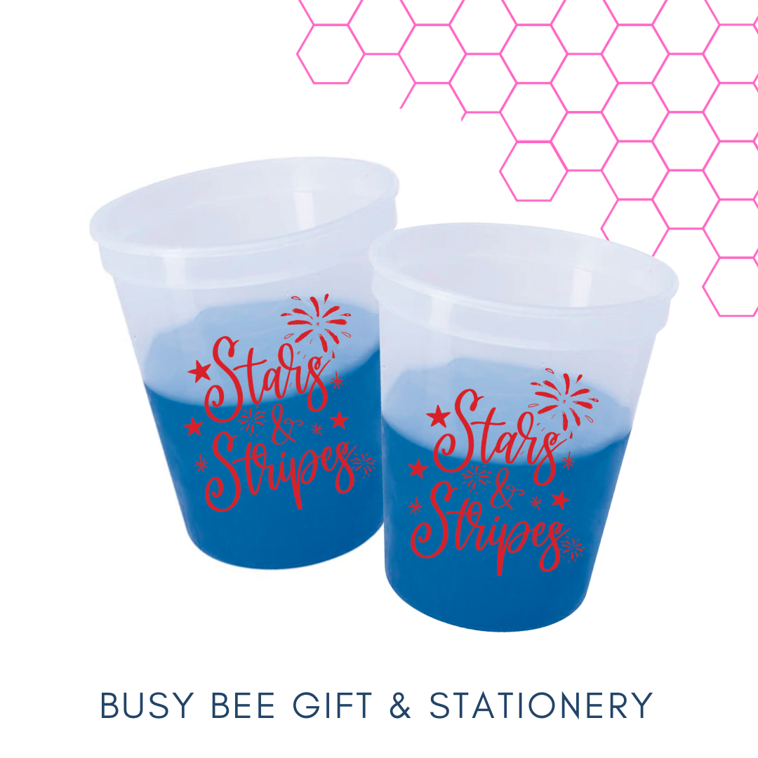 Stars and Stripes Stadium Cup (8 per set)