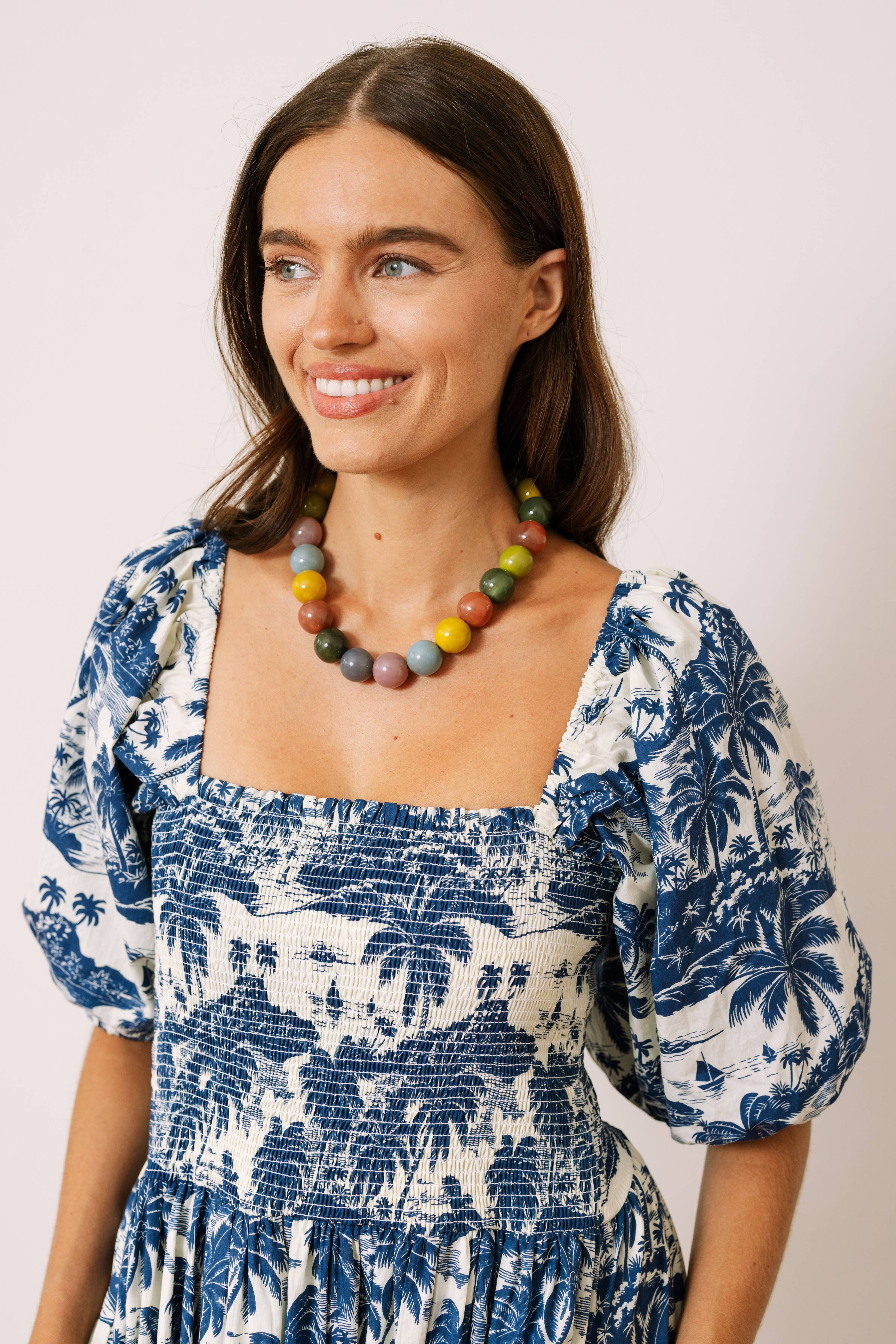 Smoky Rainbow Gumball Necklace | Sunshine Tienda