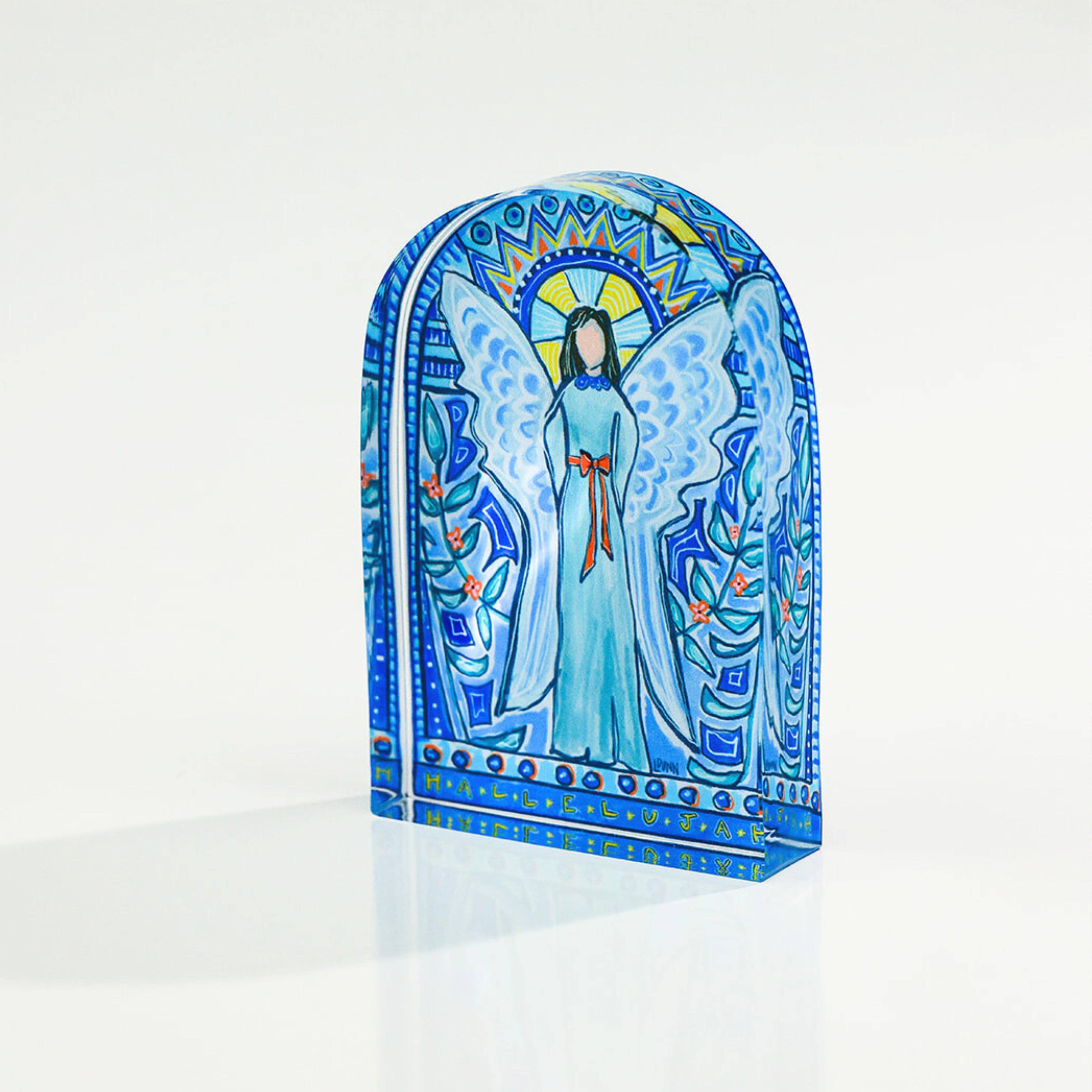 Stained Glass Acrylic Angel | Lauren Dunn