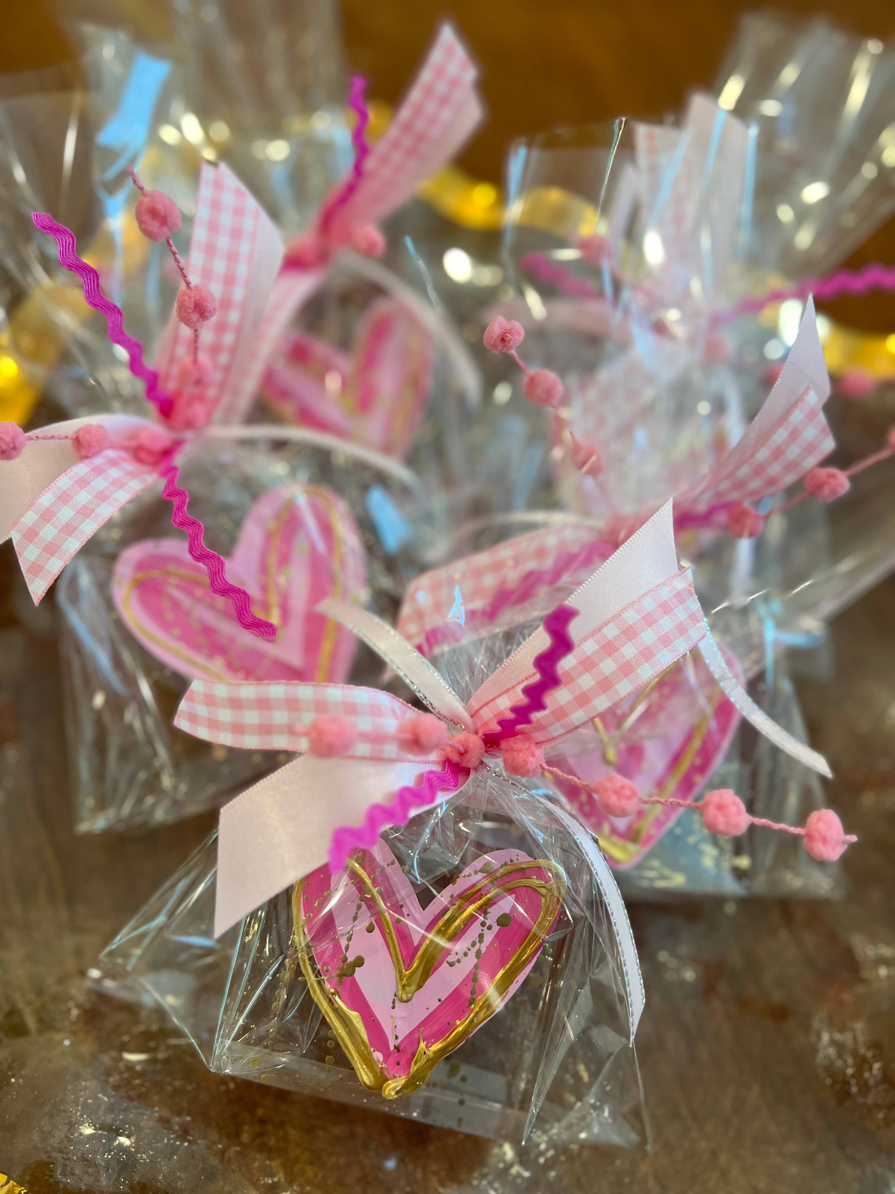 Hand-Painted Heart Acrylic (3x3) | HappiesByAMS