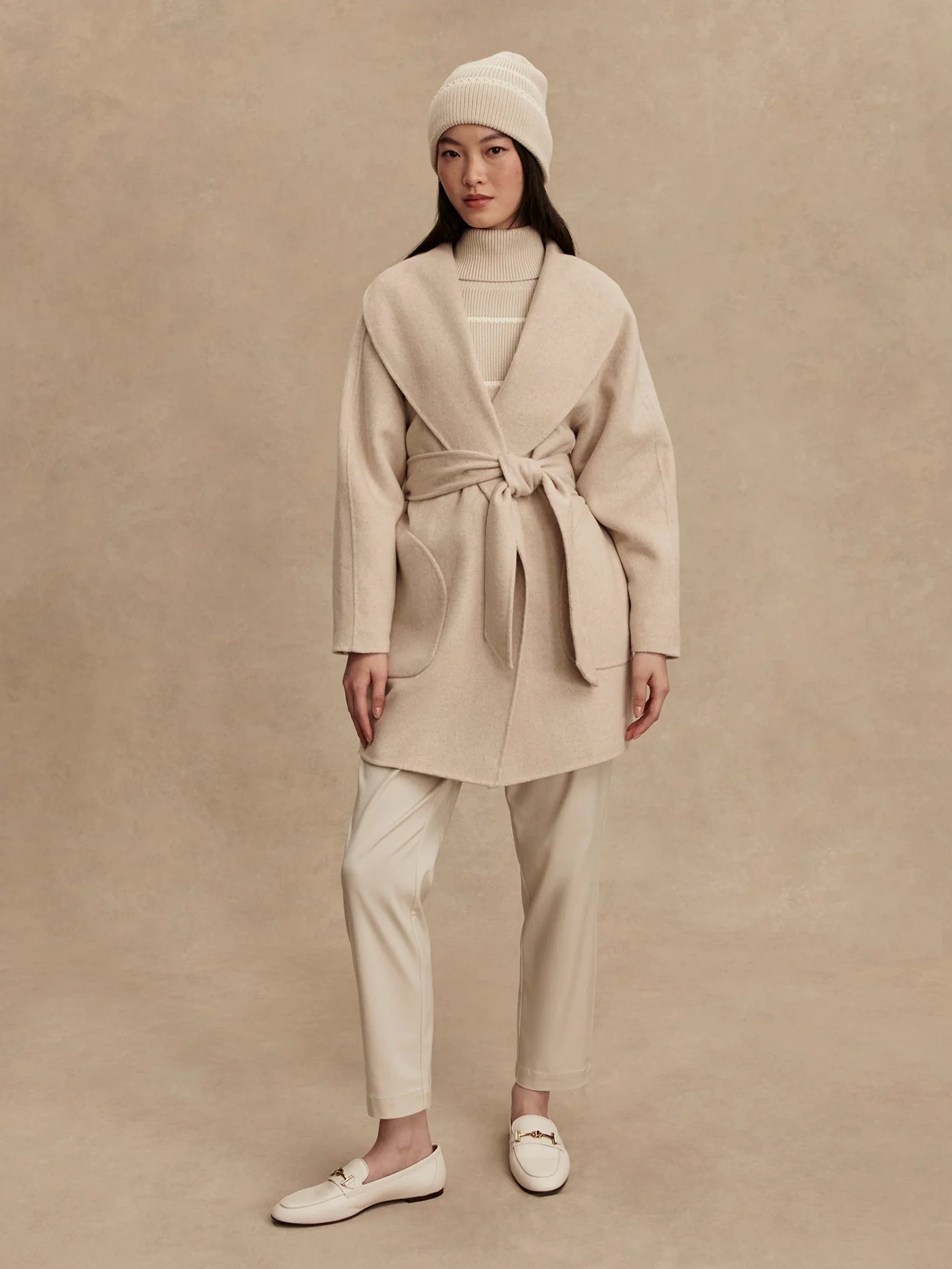 Edgemere Wrap Jacket - Pumice Stone Marl | Varley