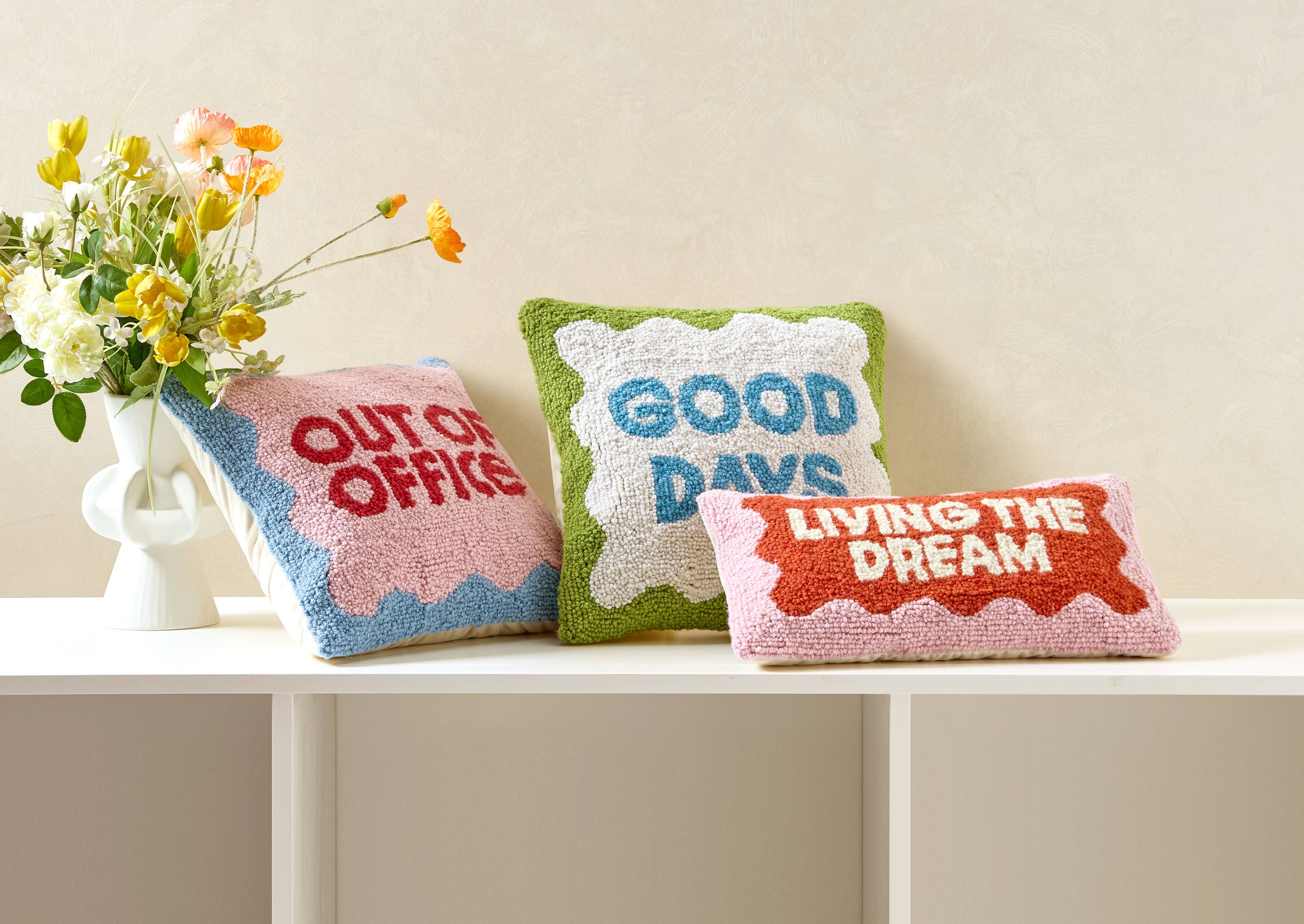 Living The Dream Hook Pillow - Ampersand