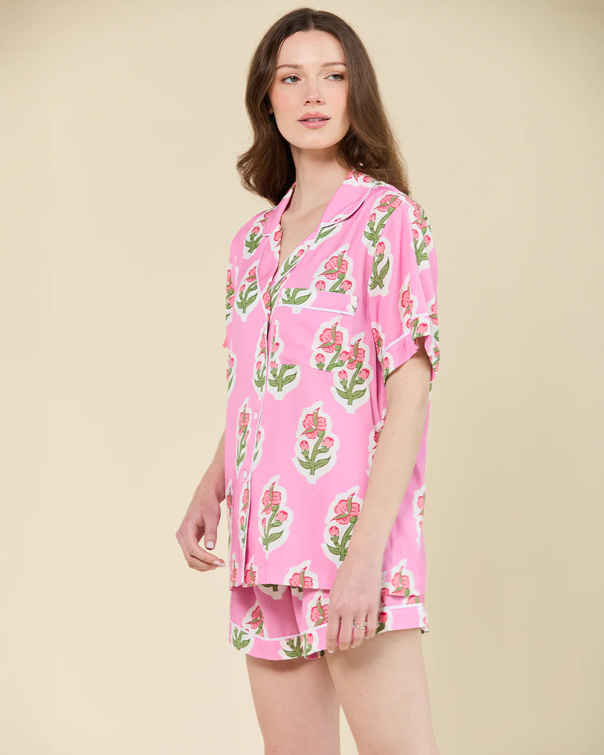 Floret Pajama Shorts Set | Katie Kime