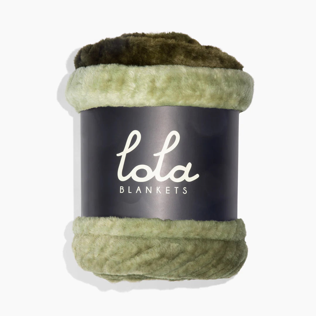 Retro Green Ombre: Large | Lola Blankets