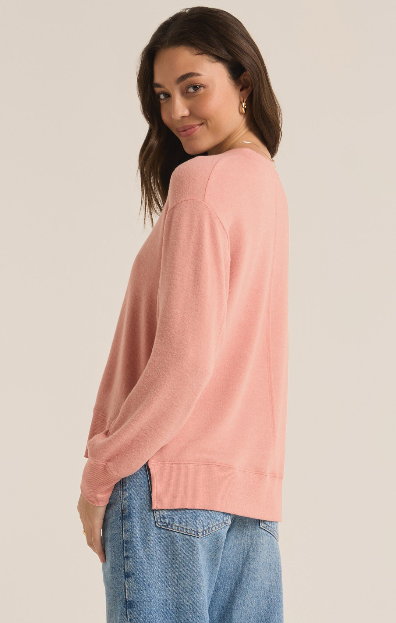 Wilder Cloud V-Neck LS Top | Z Supply