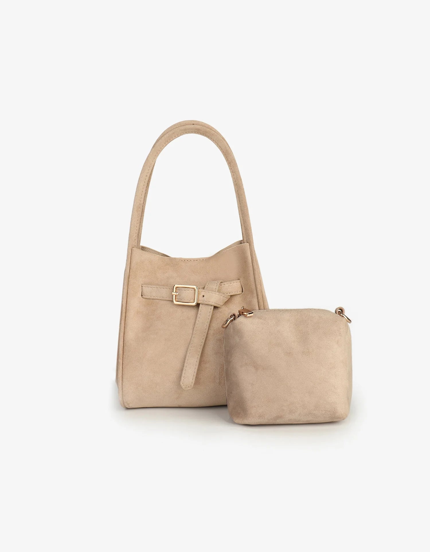 Hollace Mini Tote Faux Suede Buckle | Remi/Reid