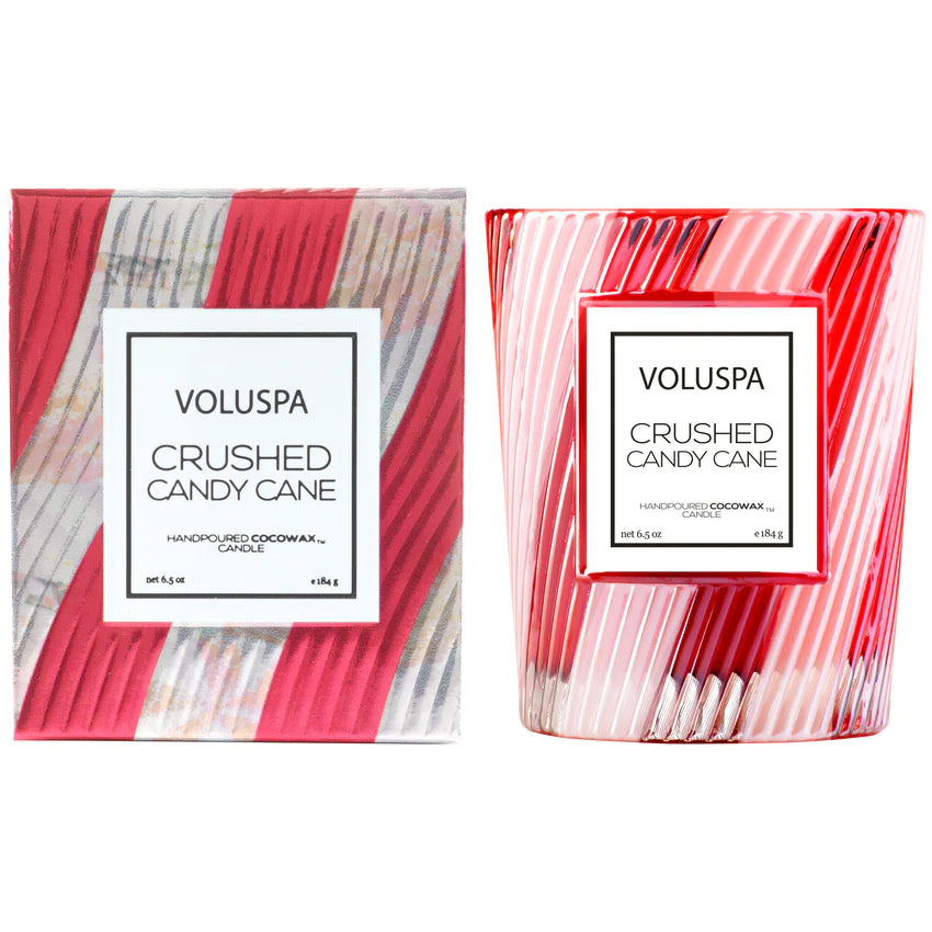 Crushed Candy Cane Candles | Voluspa