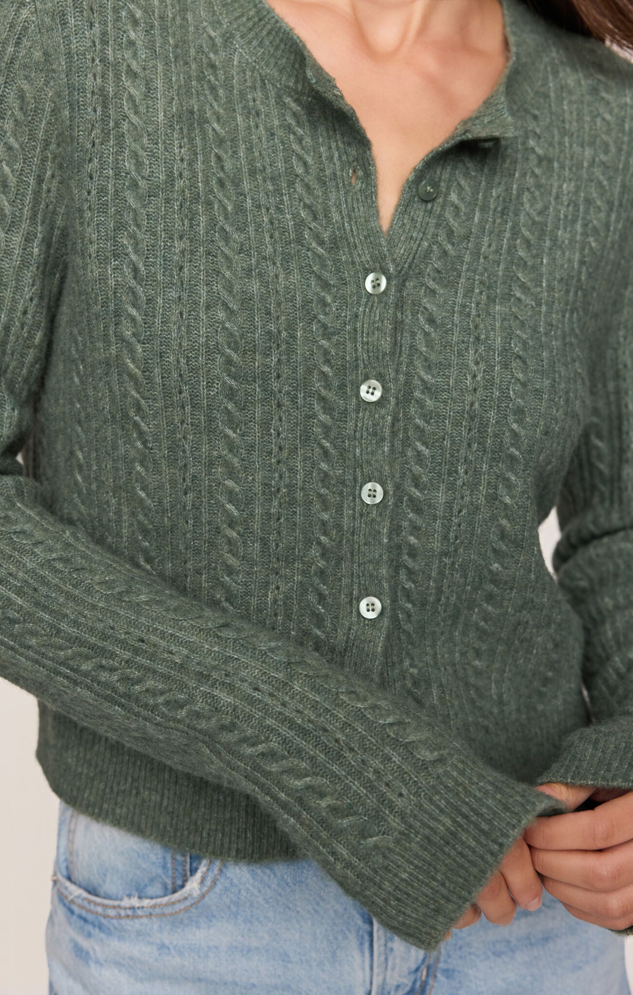 Medina Pointelle Cardigan | Z Supply
