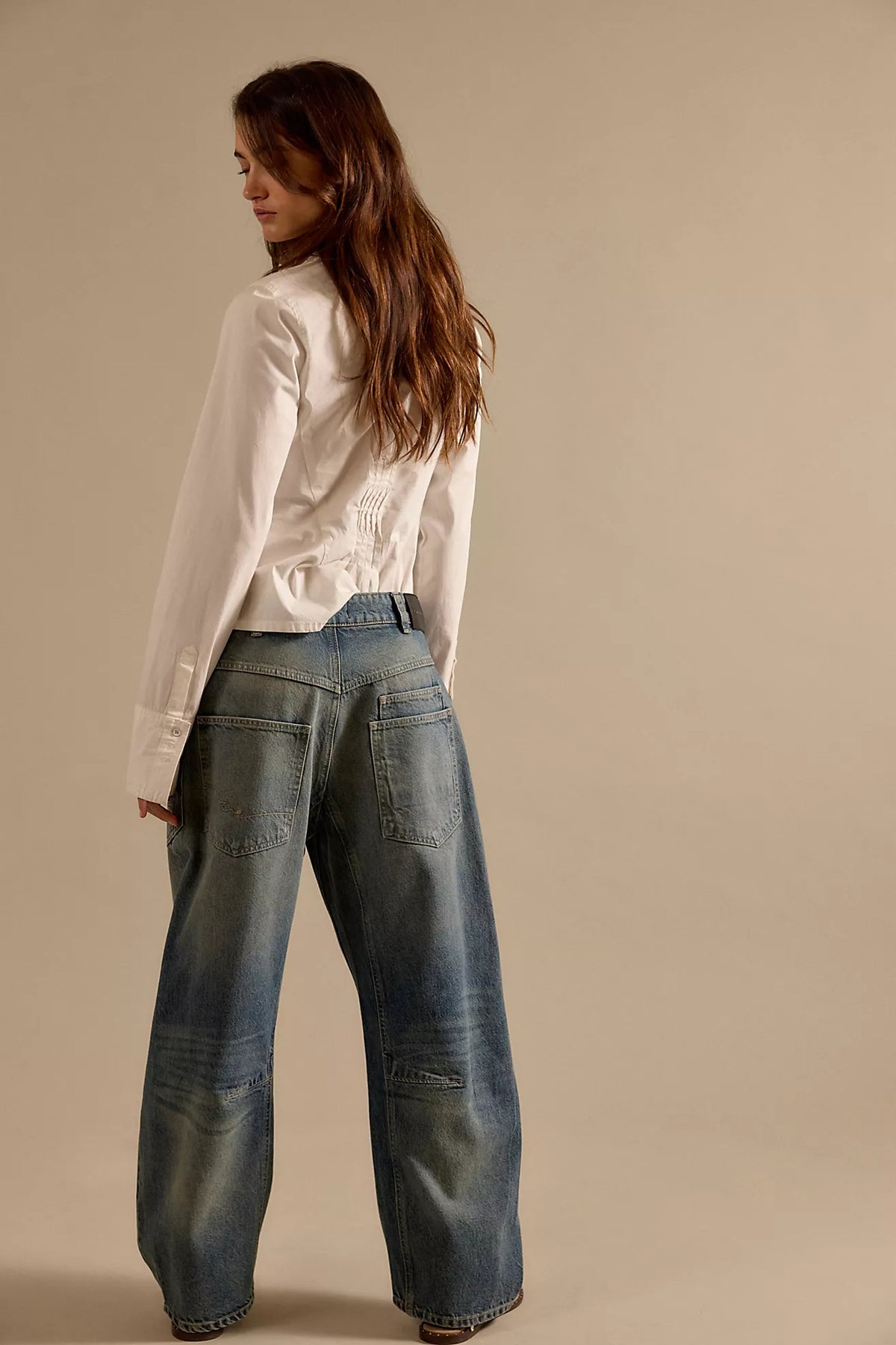 Minimalist Moxie Boyfriend Barrel Jean | Free People