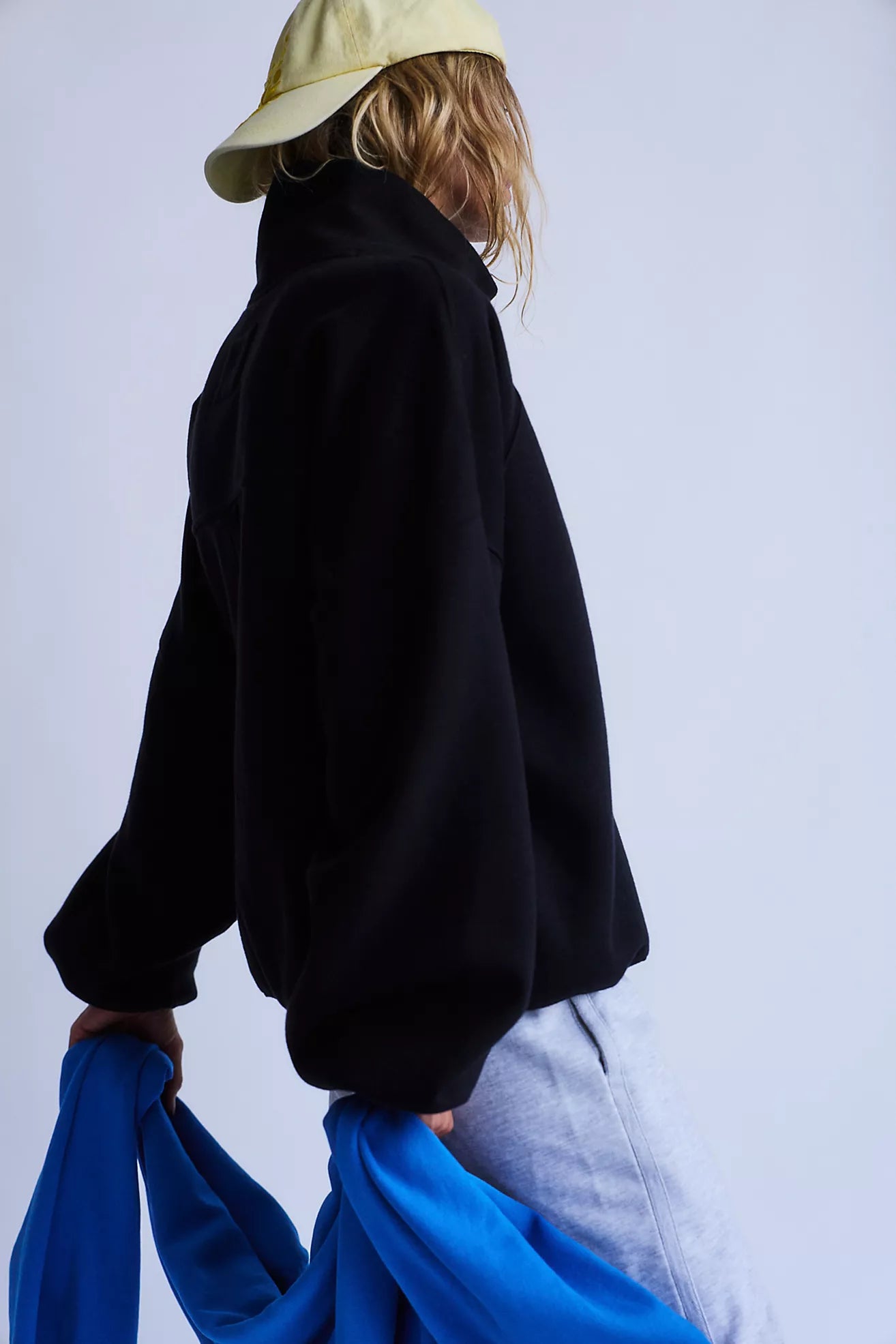 On Your Mark Logo Mock Neck Pullover | FP Movement