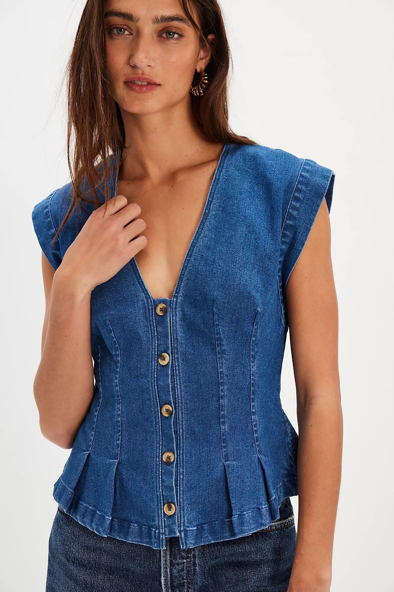 Dylan Denim Vest | Free People
