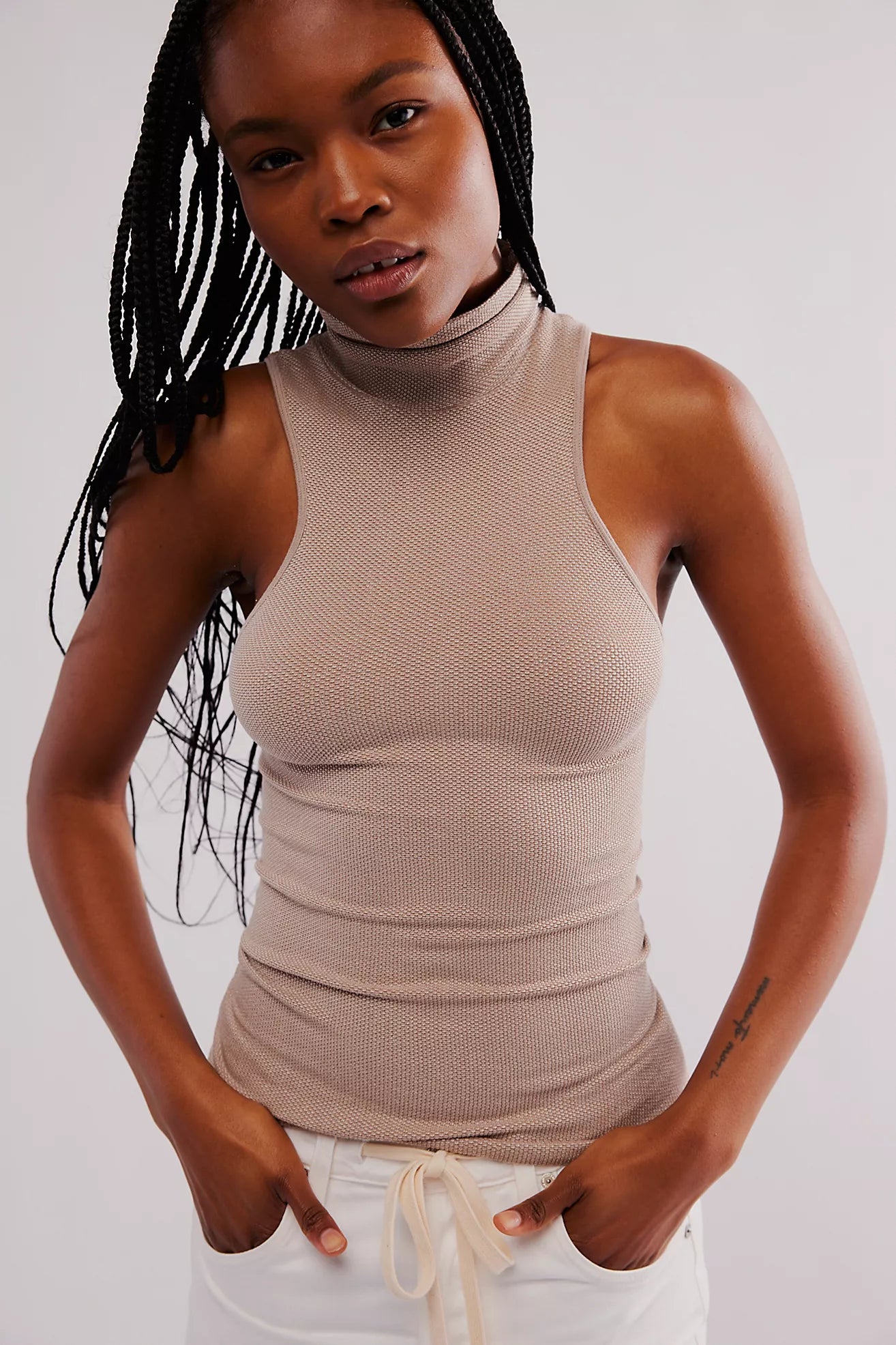 Always Ready Seamless Turtleneck Tank | Free People