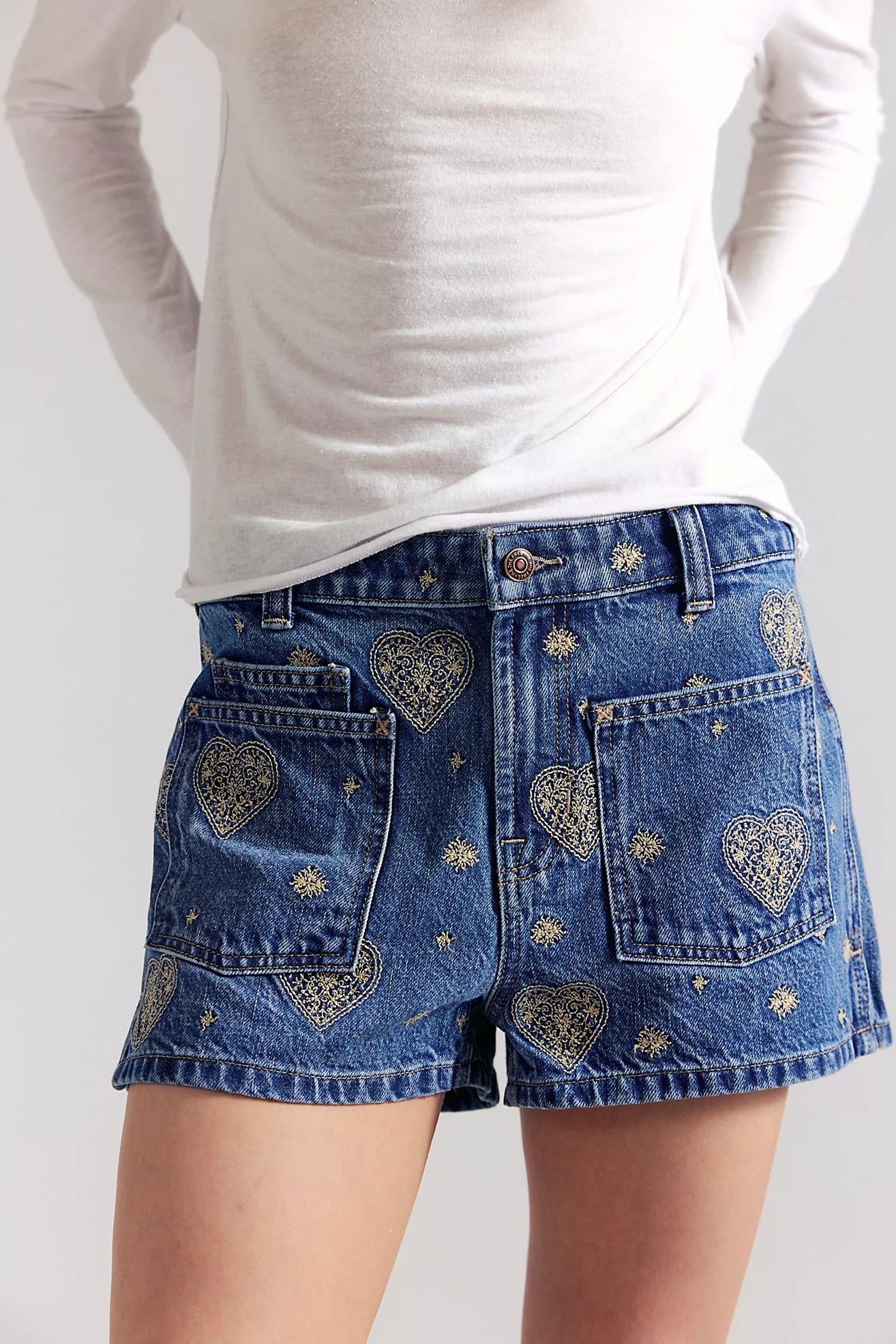 Bettie Embroidered Short | Free People