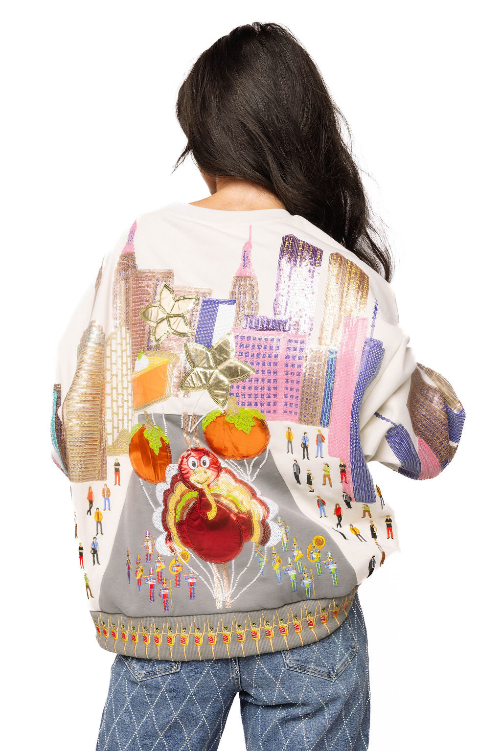 Multi Thanksgiving Day Parade Sweatshirt | Queen of Sparkles