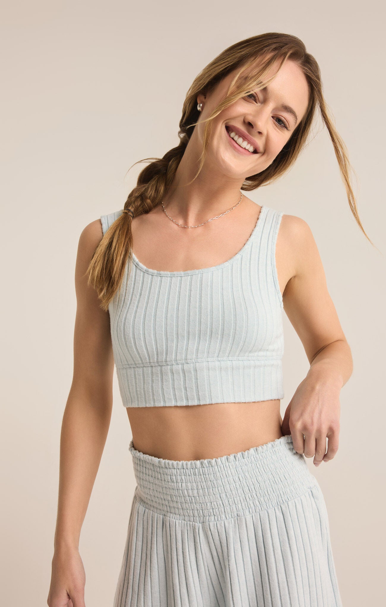 Zoe Rib Tank Bra | Z Supply