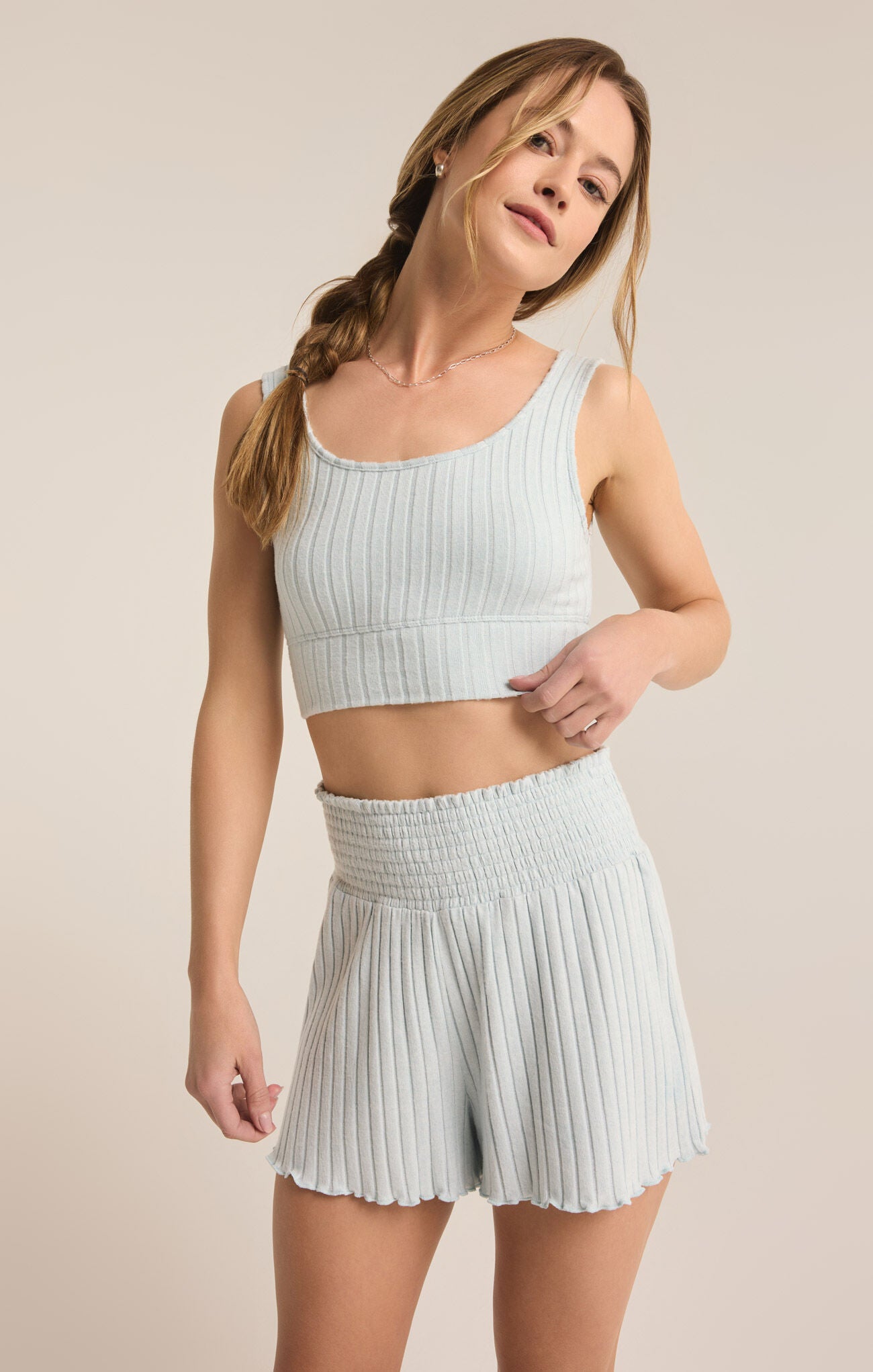 Zoe Rib Tank Bra | Z Supply