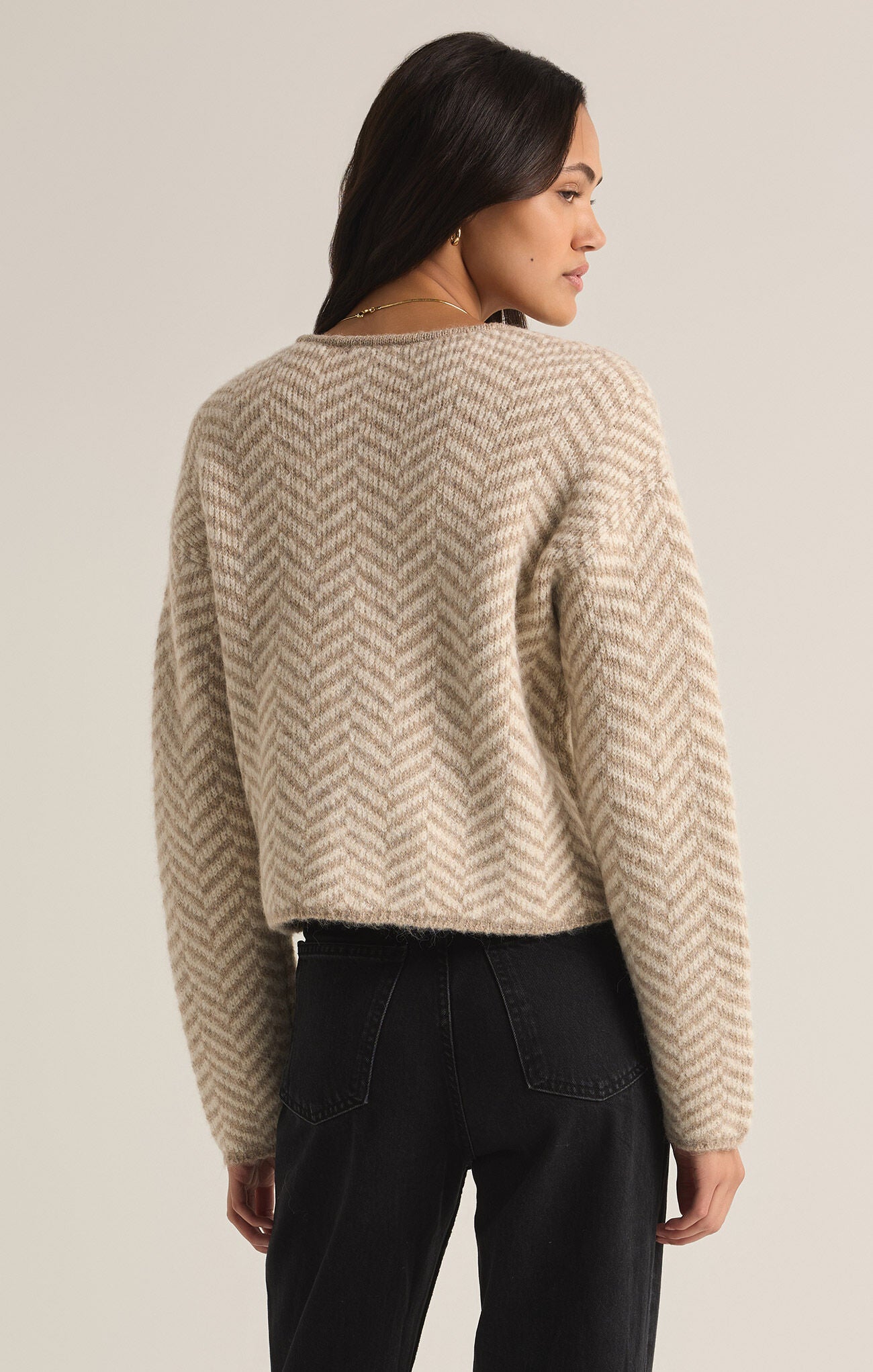 Noemi Herringbone Cardigan | Z Supply