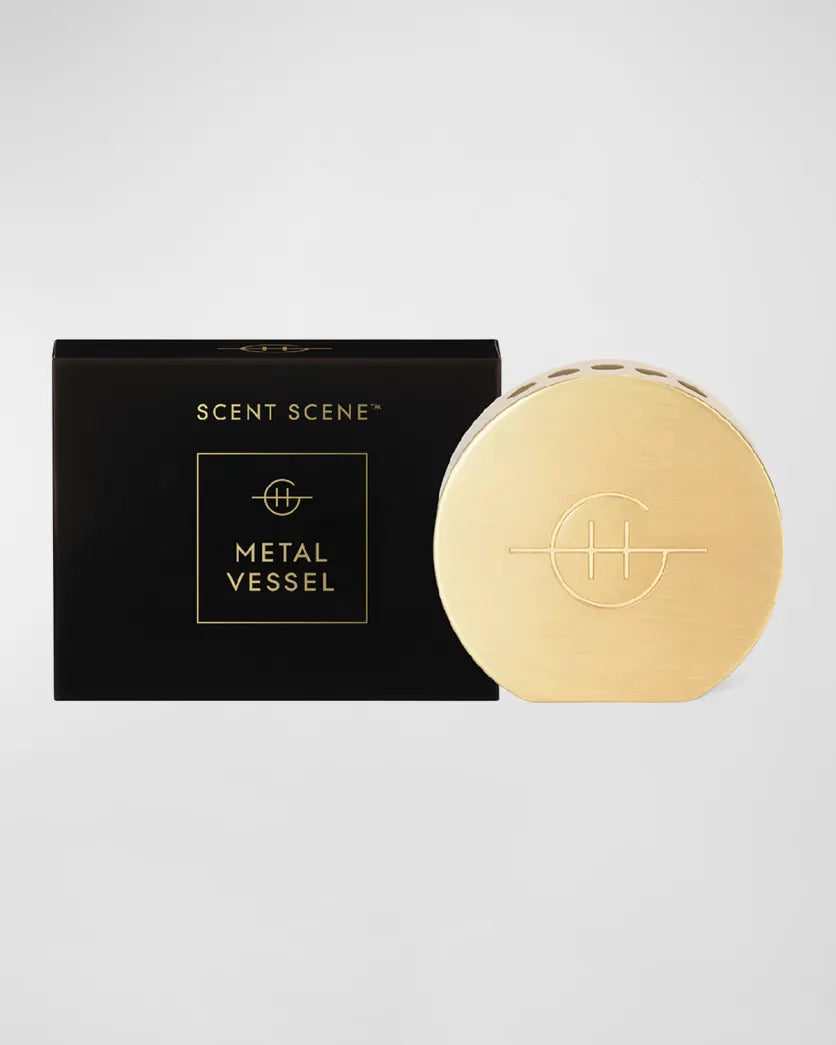 Scent Scene Gold Metal Vessel | Glasshouse Fragrances