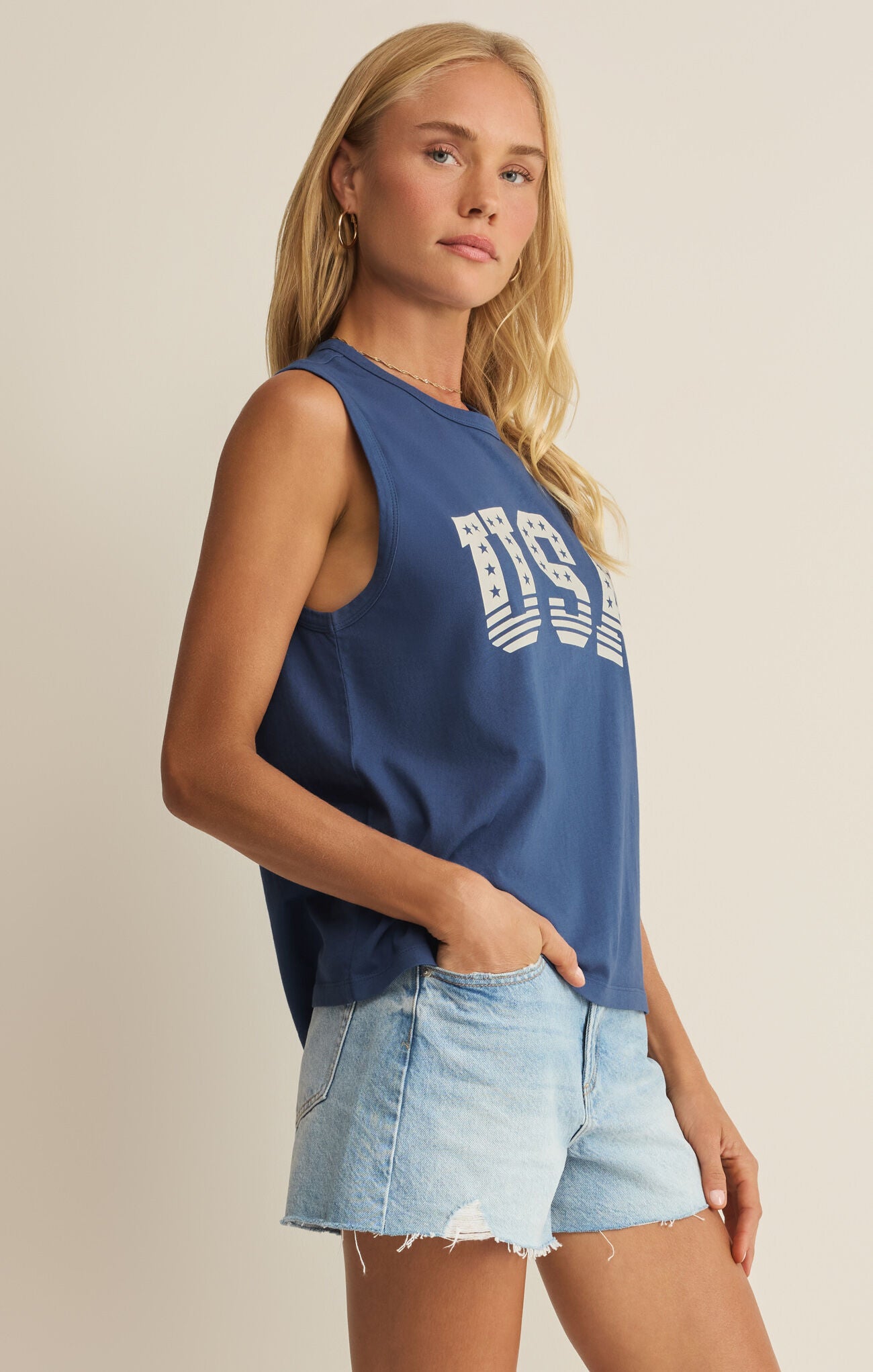 Stars and Stripes Muscle Tank | Z Supply