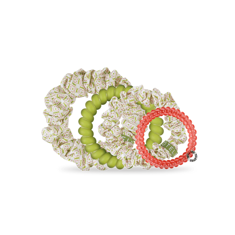 Pine & Pearl Mix Pack Hair Ties | Laura Park X Teleties