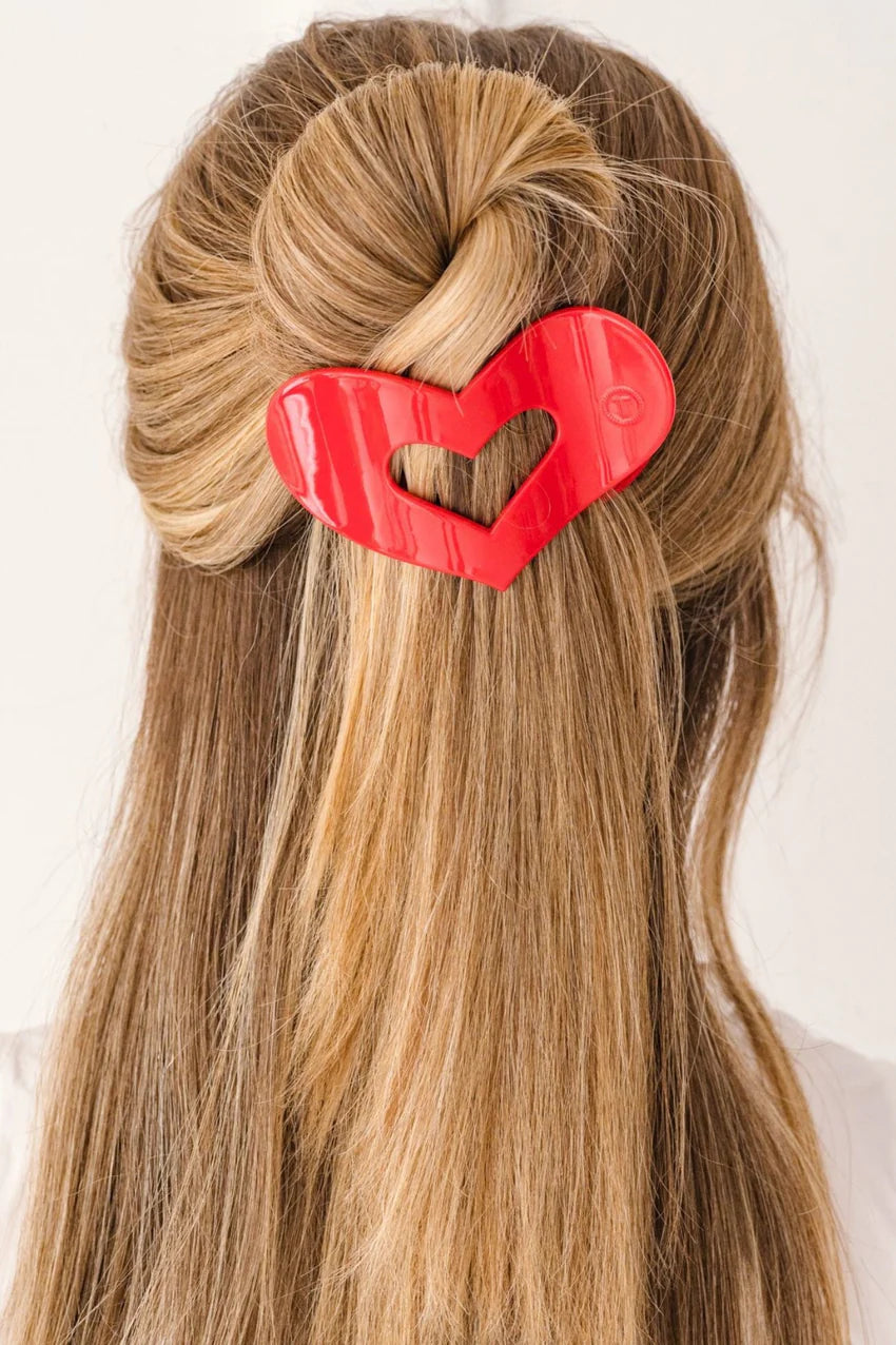 Queen of Hearts Flat Hair Clip | Teleties