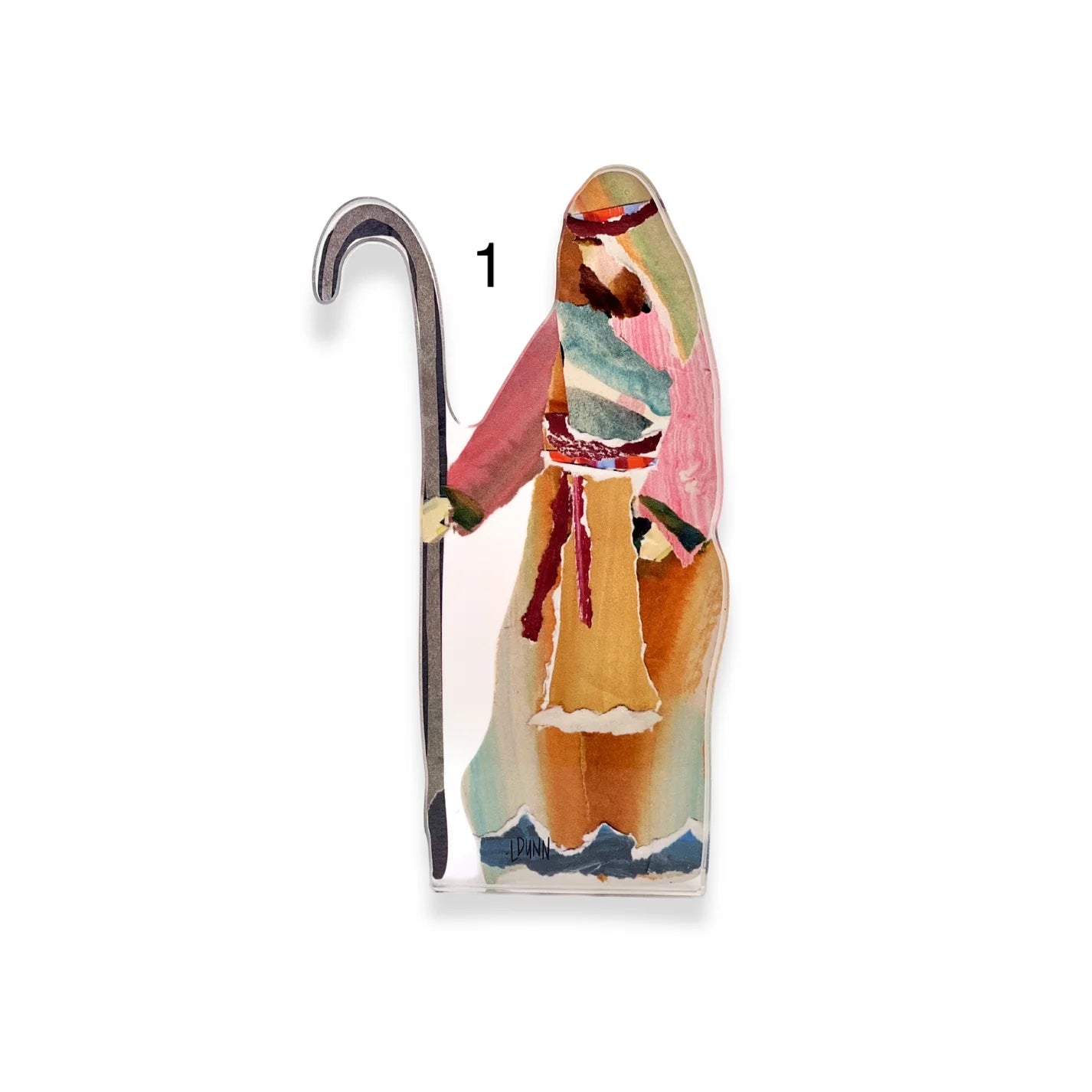 Acrylic Nativity Shepherd Add On Large| Lauren Dunn