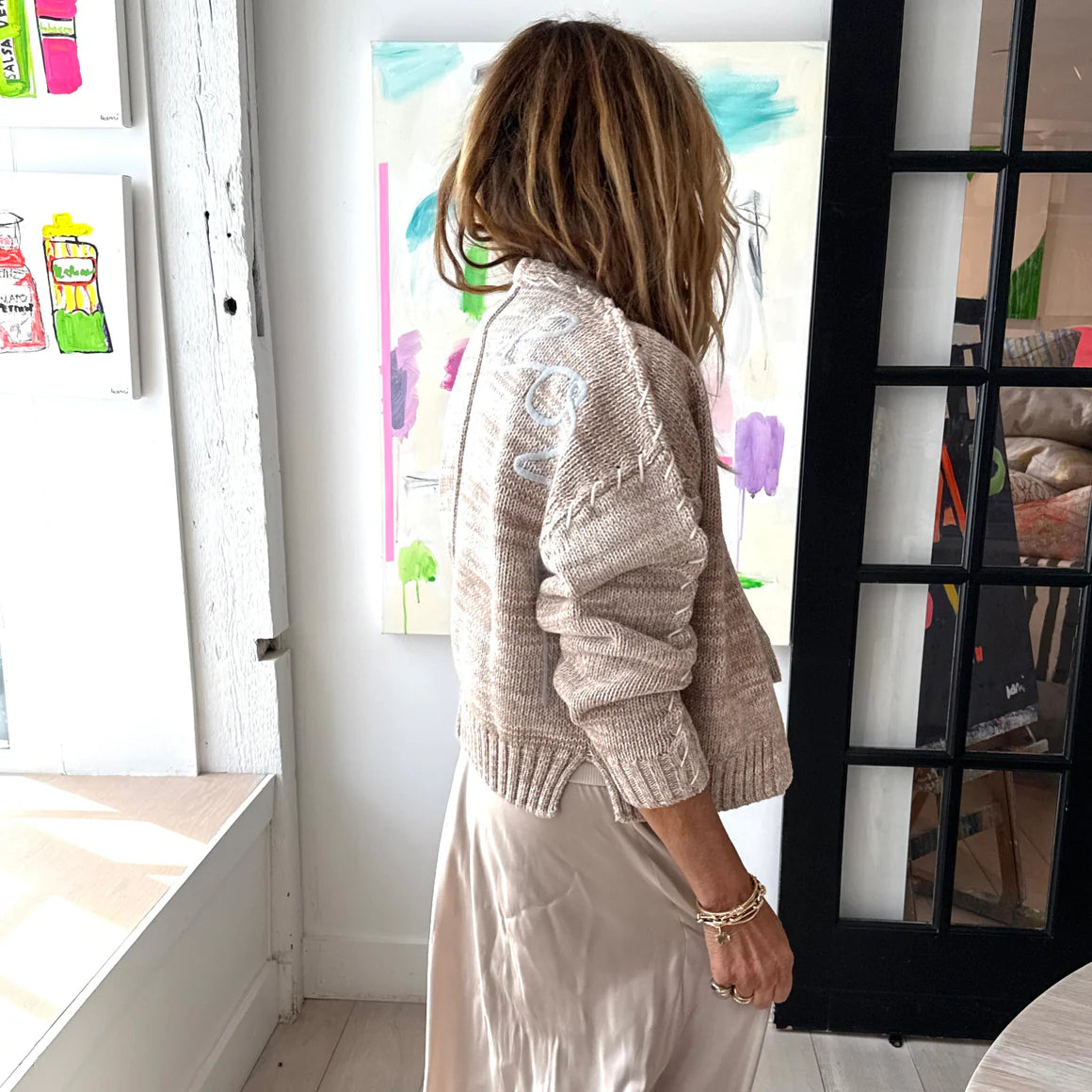 Sienna Love Cardigan - Latte | Kerri Rosenthal