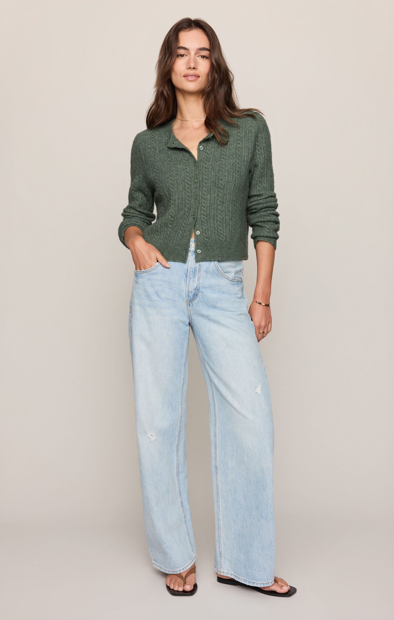 Medina Pointelle Cardigan | Z Supply