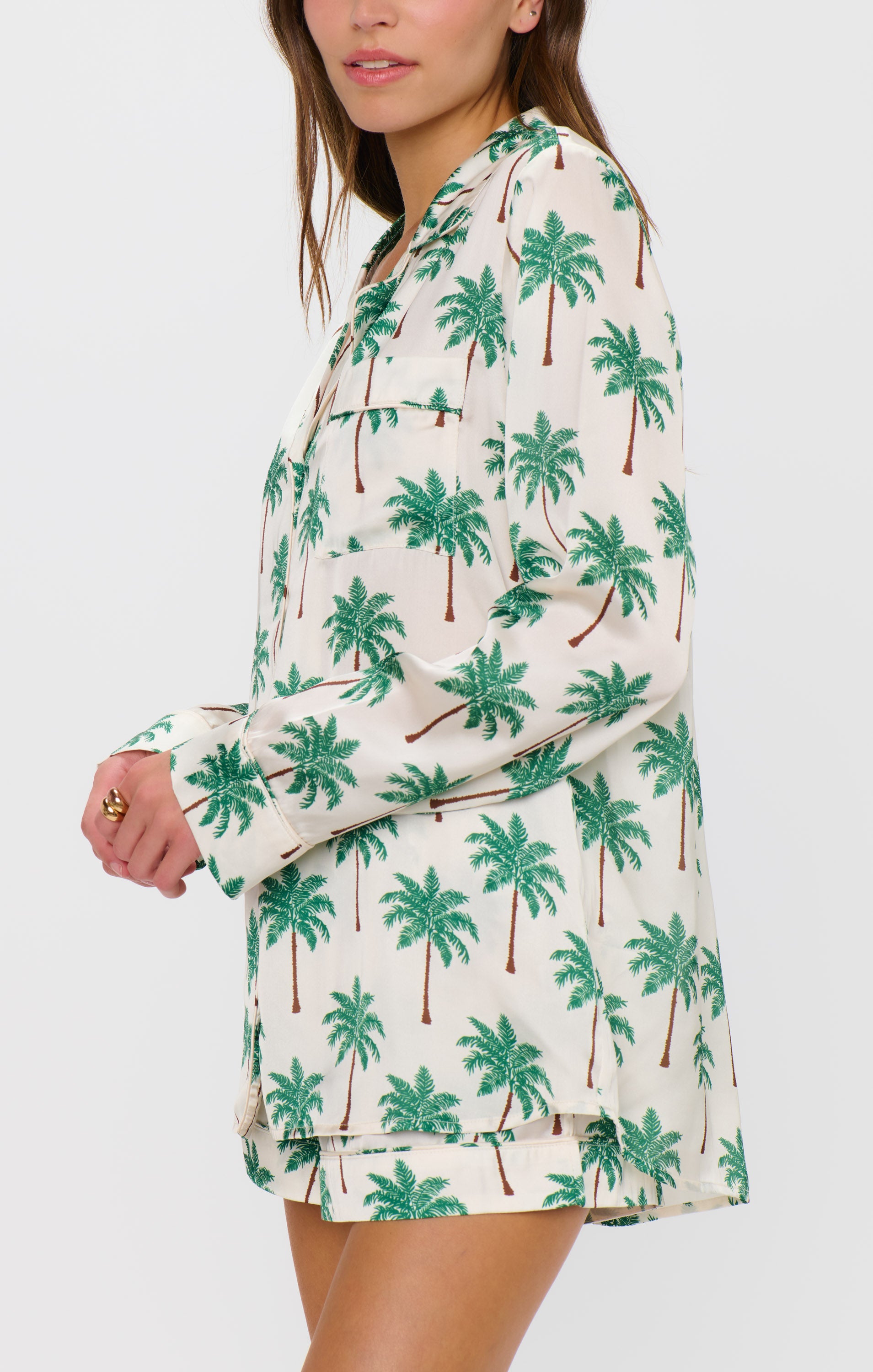 Favorite PJ Set - Palm Tree Silky | Show Me Your Mumu
