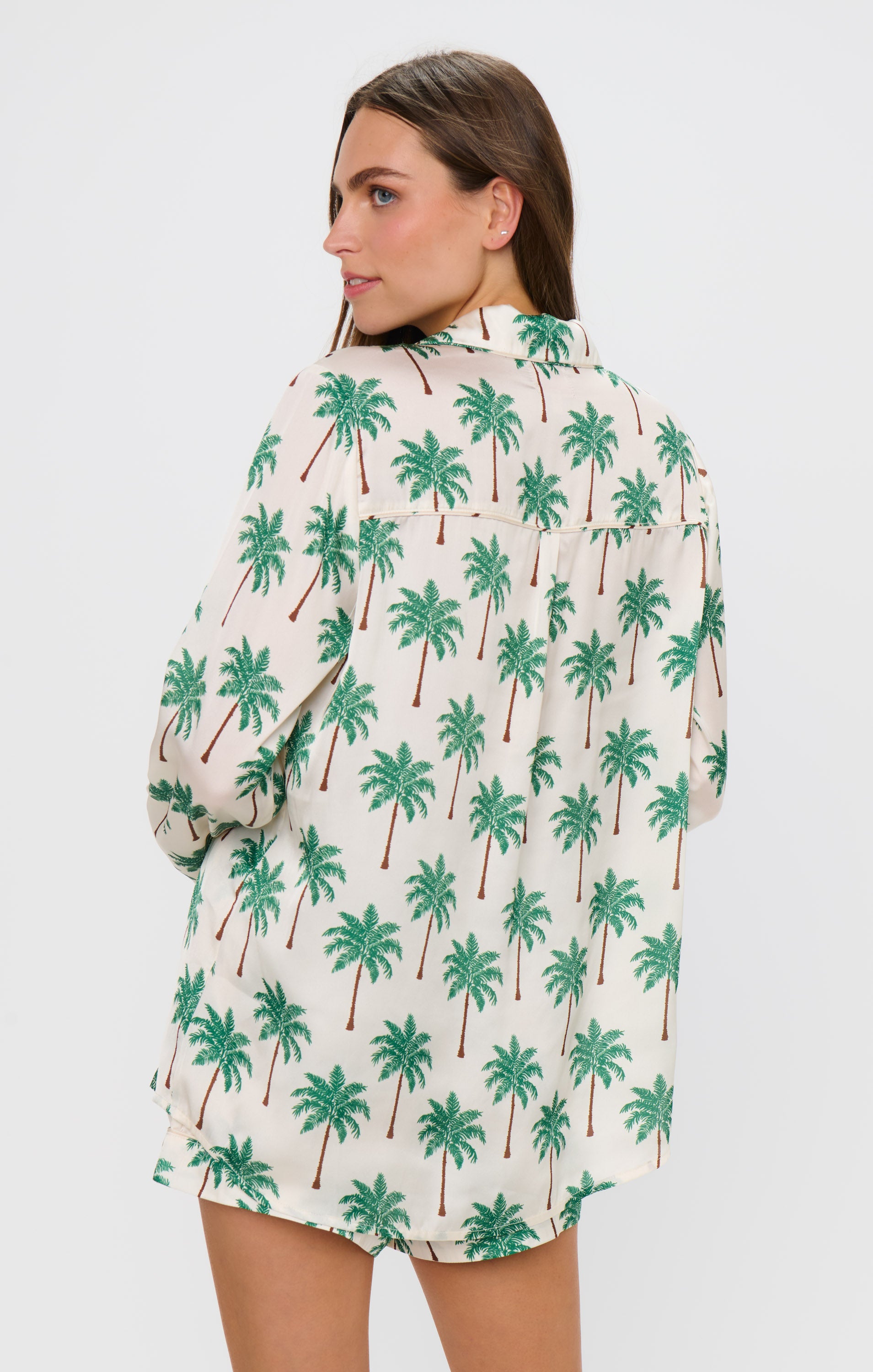 Favorite PJ Set - Palm Tree Silky | Show Me Your Mumu