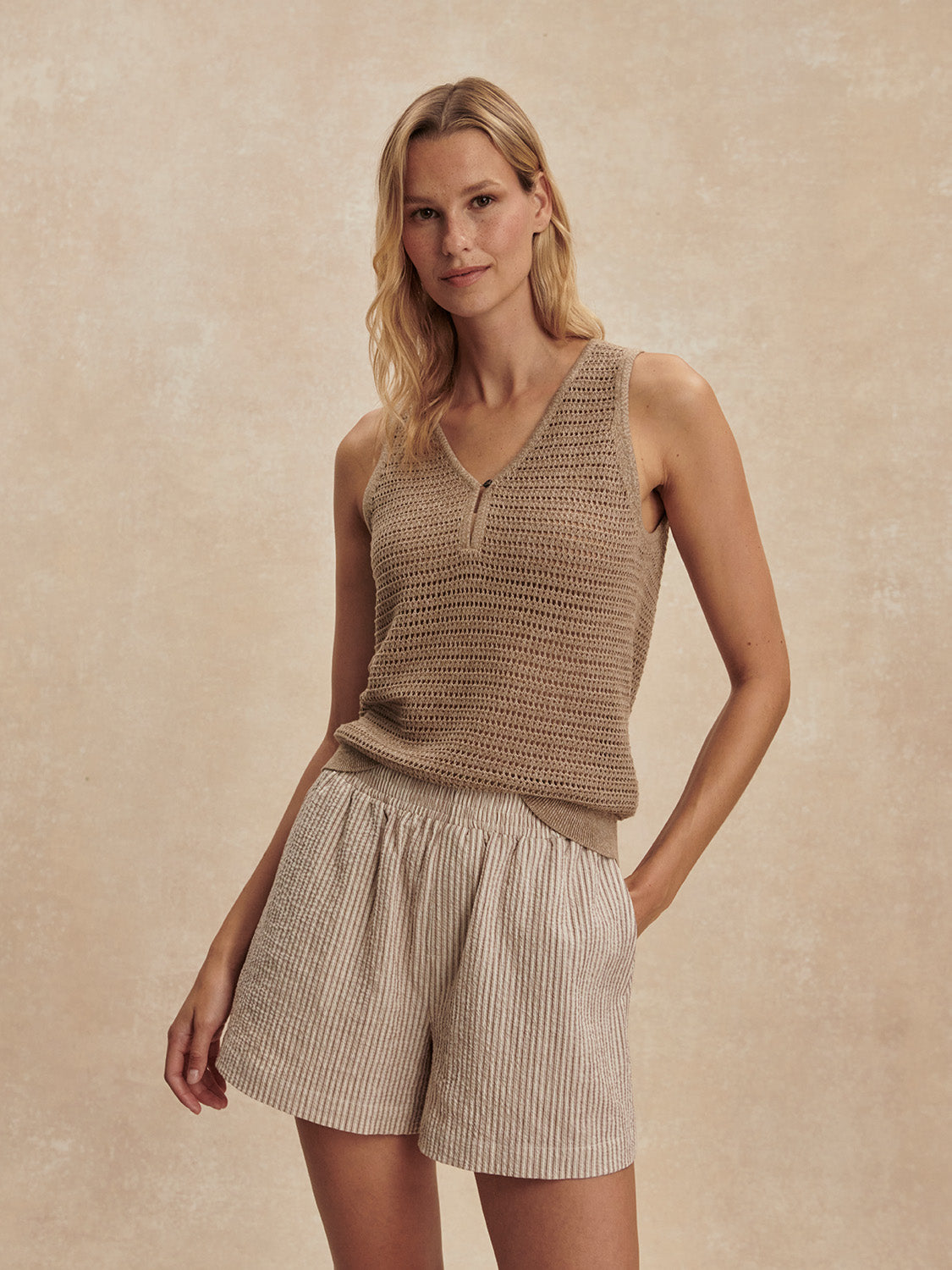 Darina Short (4") - Birch Taupe | Varley