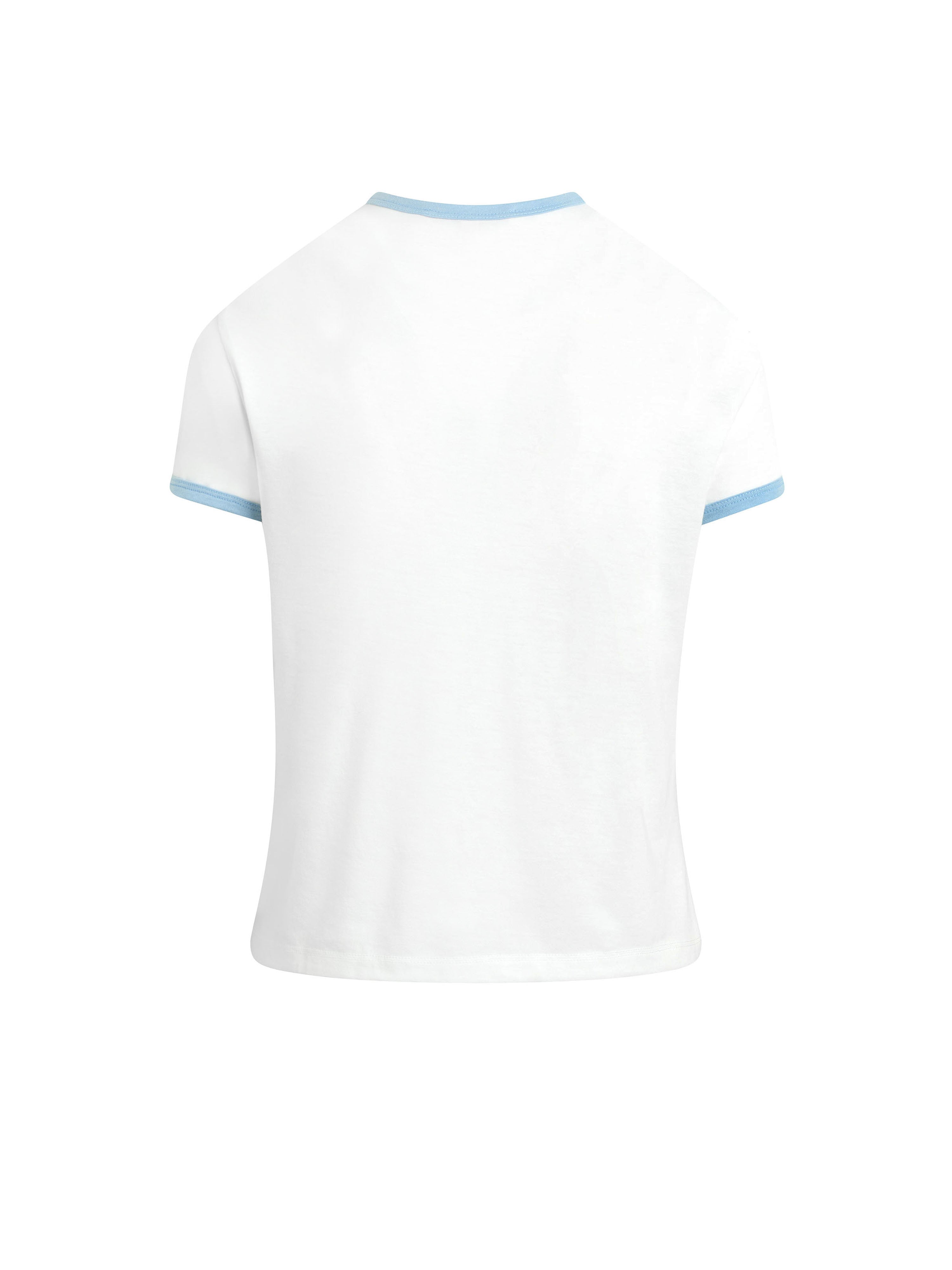 The Collegiate Chest Logo Ringer Tee | Favorite Daughter