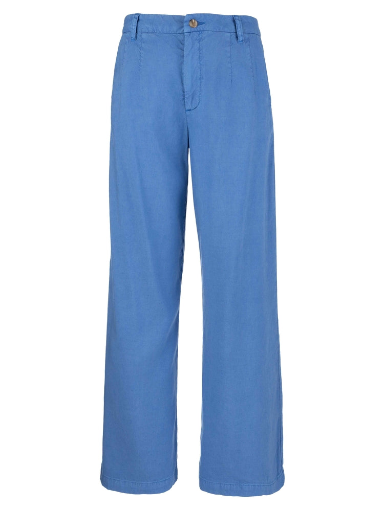Meg High Rise Wide Straight Leg - Cornflower Blue | KUT