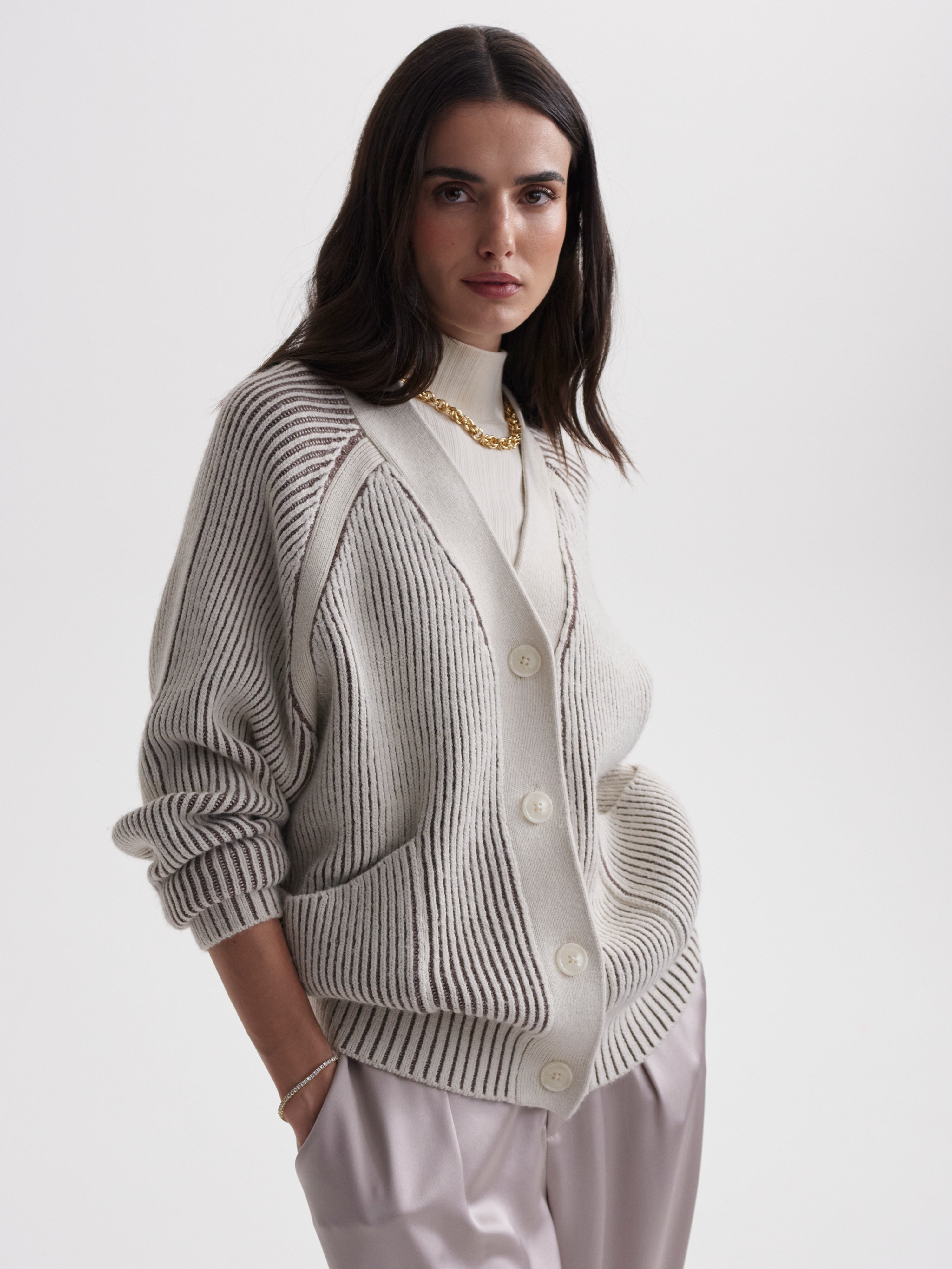 Jude Plated Cardigan | Varley