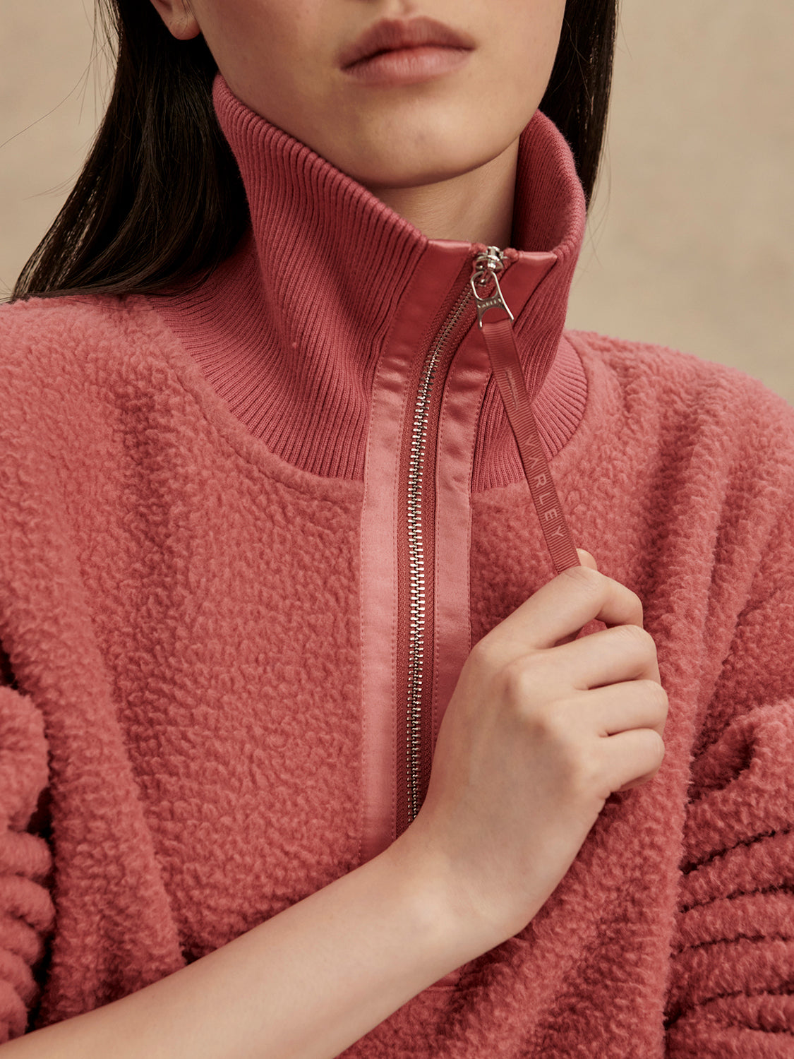 Roselle Half Zip Fleece - Mauvewood | Varley