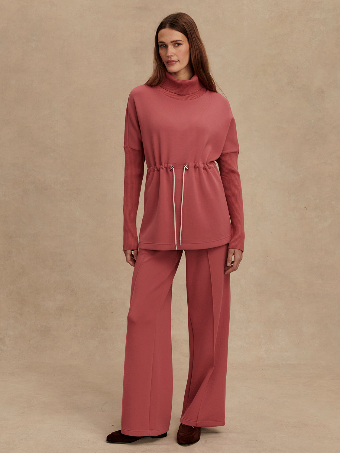 Ethel Cinch Waist Sweat - Mauvewood | Varley