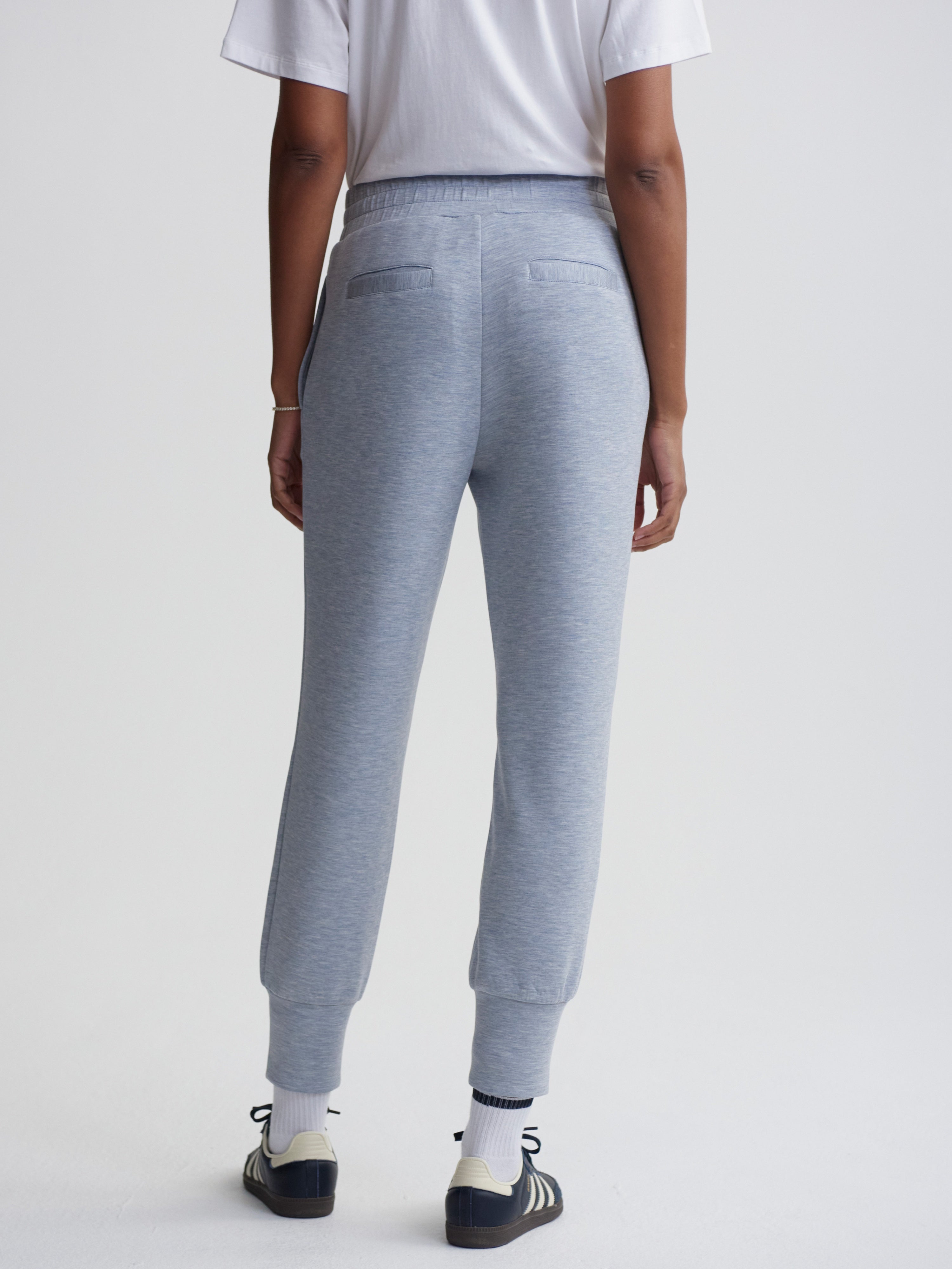 The Slim Cuff Pant (25") - Mid Blue Marl | Varley