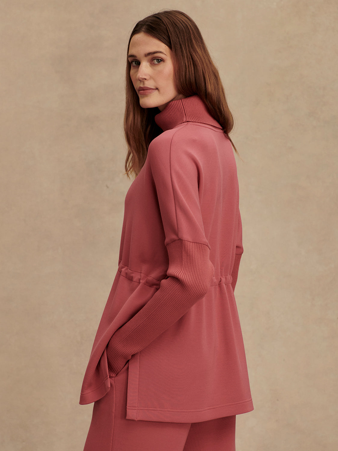 Ethel Cinch Waist Sweat - Mauvewood | Varley