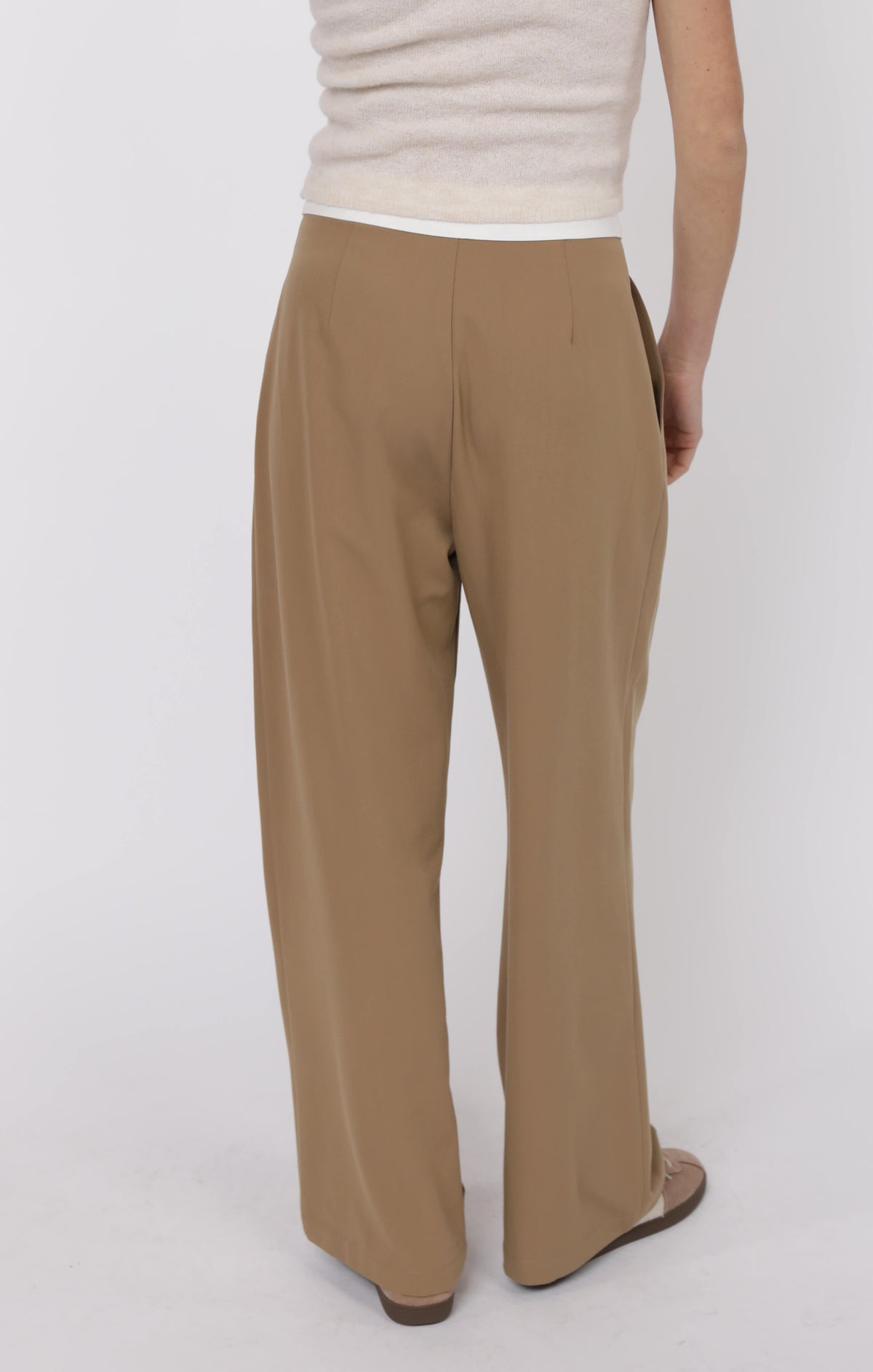 Long Game Foldover Waist Wide Leg Pant | Sage The Label