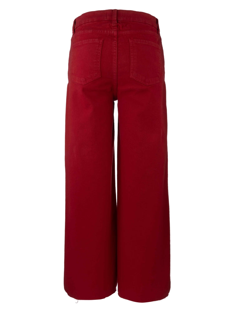 Meg High Rise Wide Leg - Ruby Red | KUT