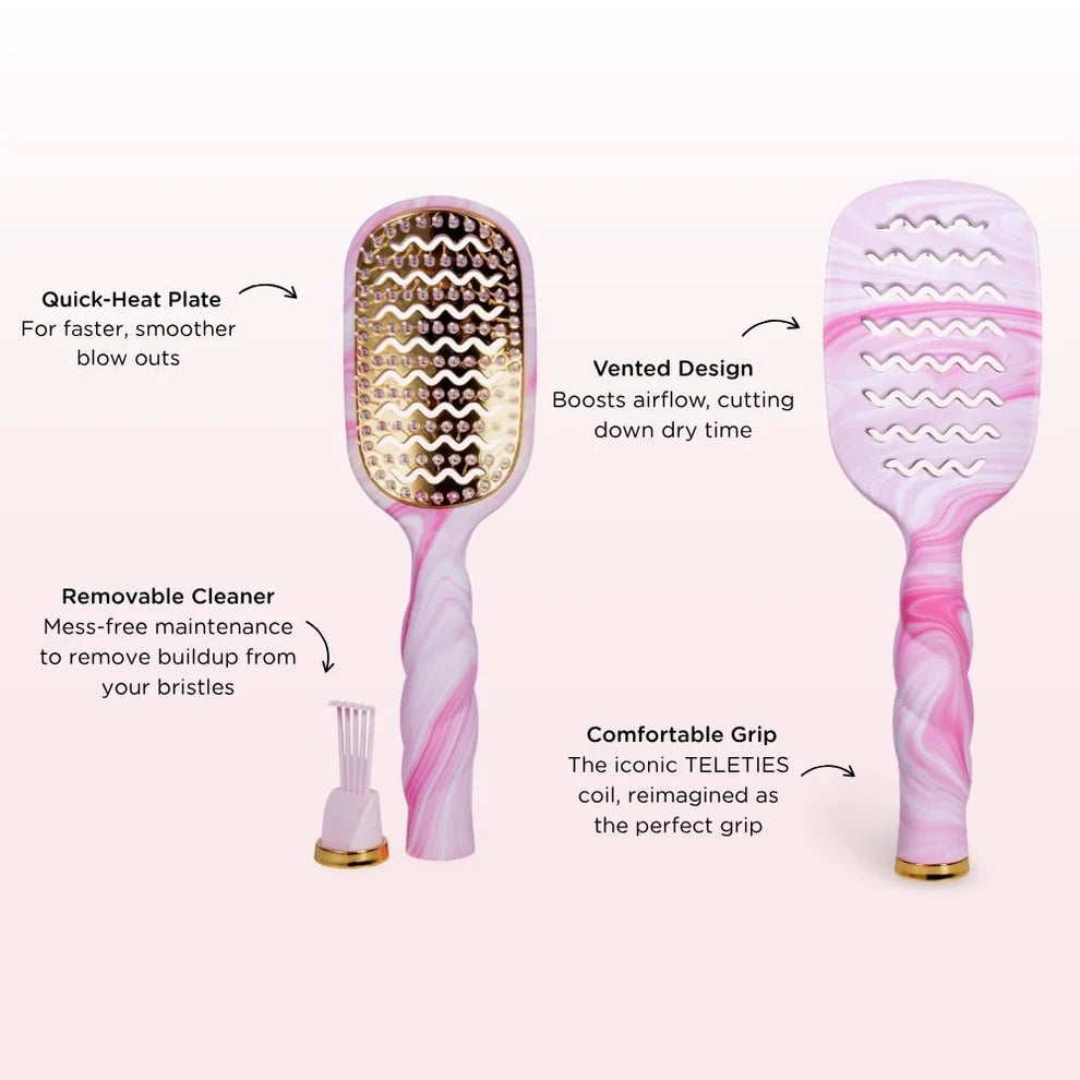 Vented Hair Brush - Pinch Me | Teleties