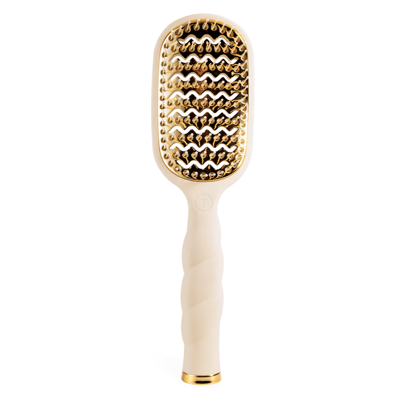 Vented Hair Brush - Tan | Teleties