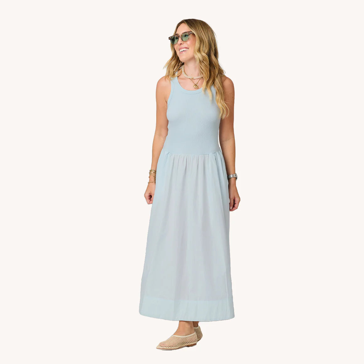 KR Tank Dress - Sea Salt | Kerri Rosenthal