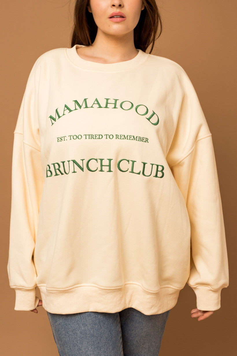 Mamahood Brunch Club Sweatshirt