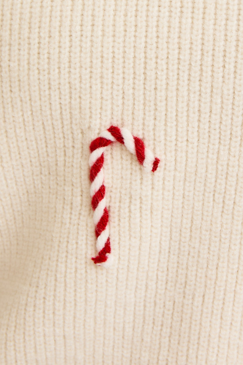 Candy Cane Twist Sweater