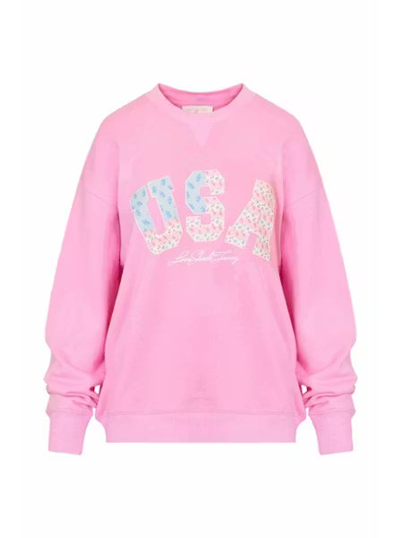 Palo Pullover - Sunbeam Pink | LoveShackFancy