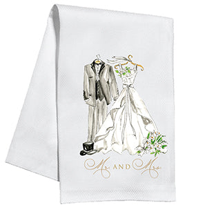 Bridal Attire Kitchen Towel